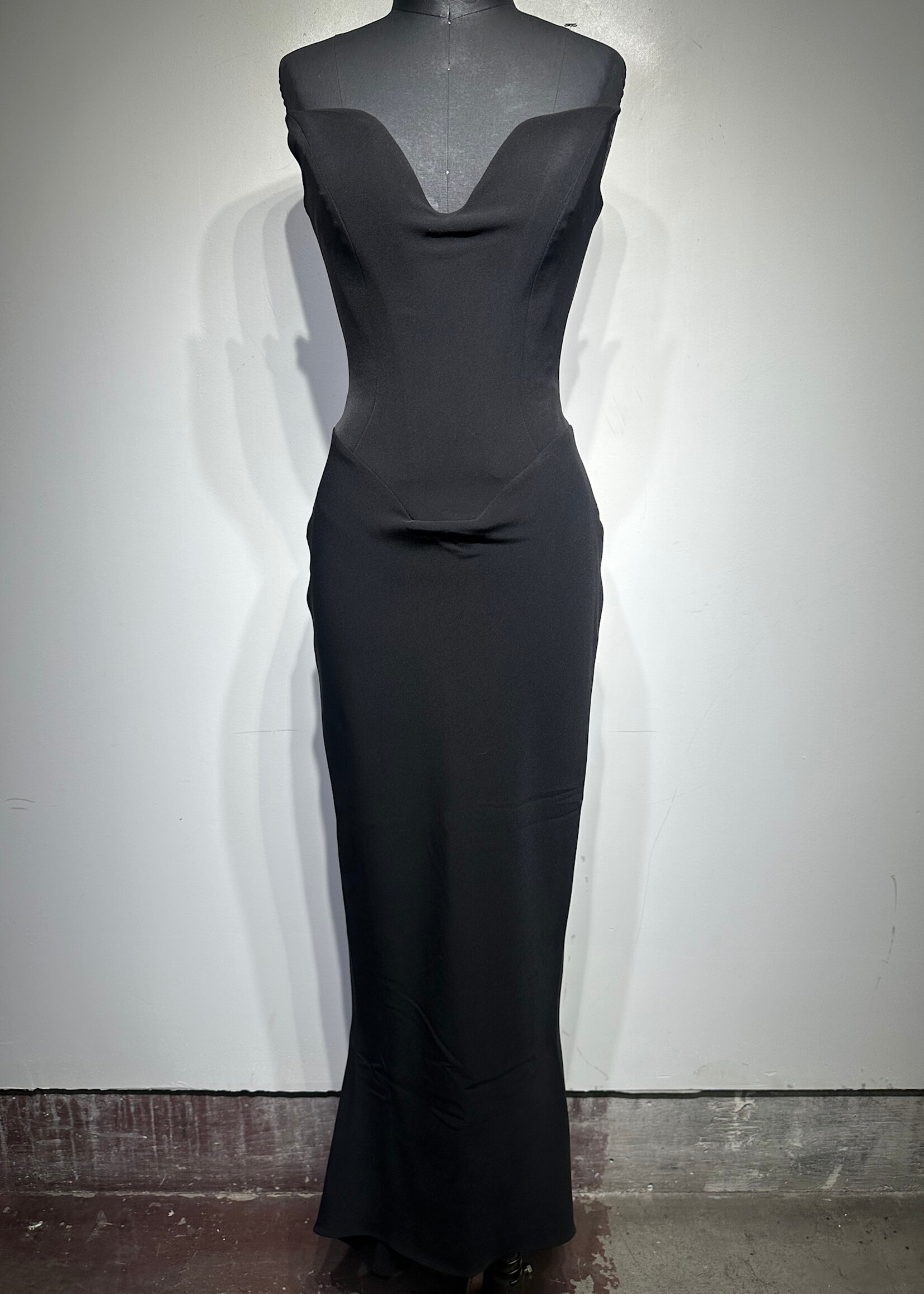 House of CB Sabine Black Corset Dress S