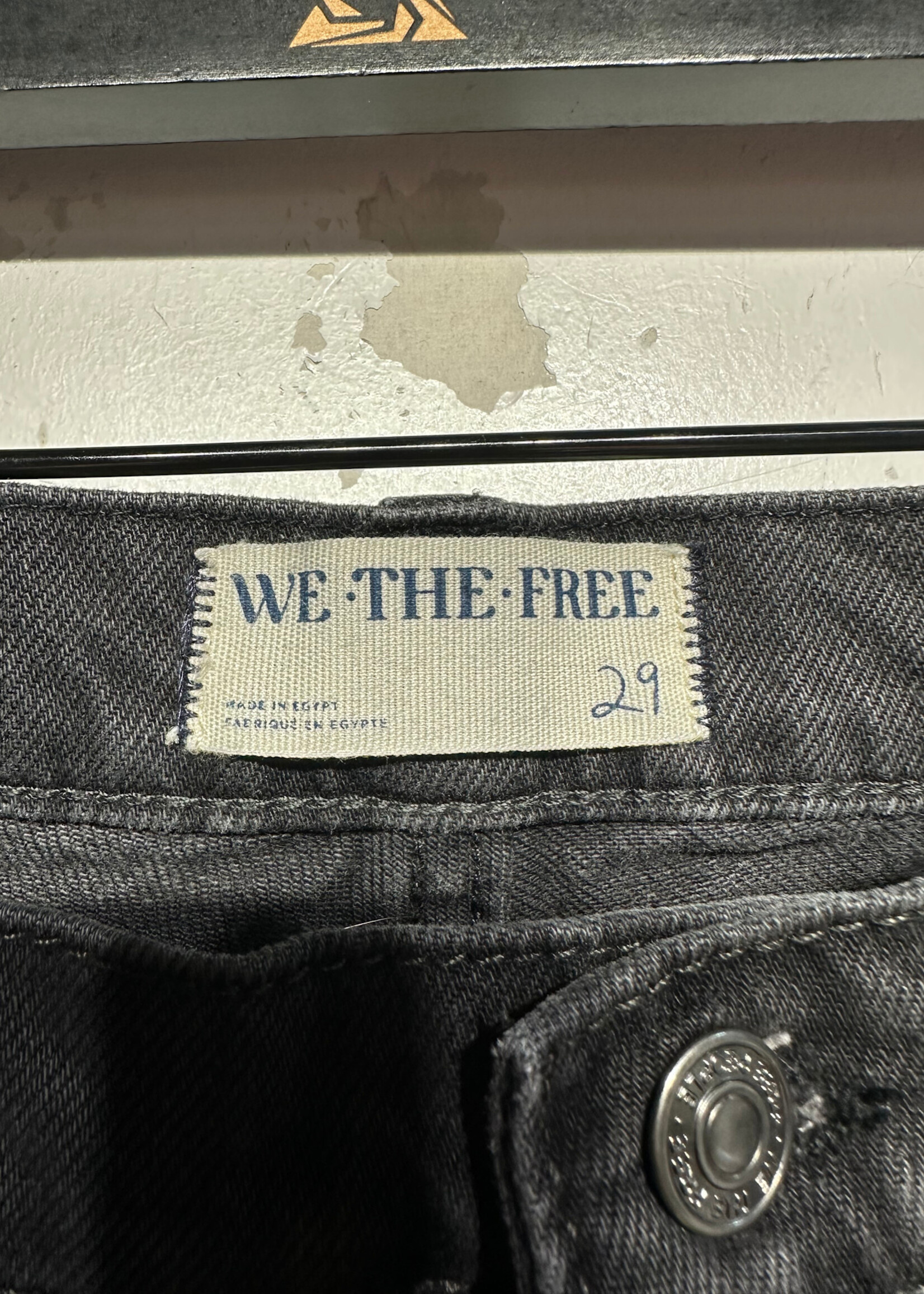 We The Free Barrell Flared Charcoal Wash Jeans 29