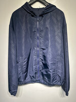Versace Blue Grid Windbreaker XXL
