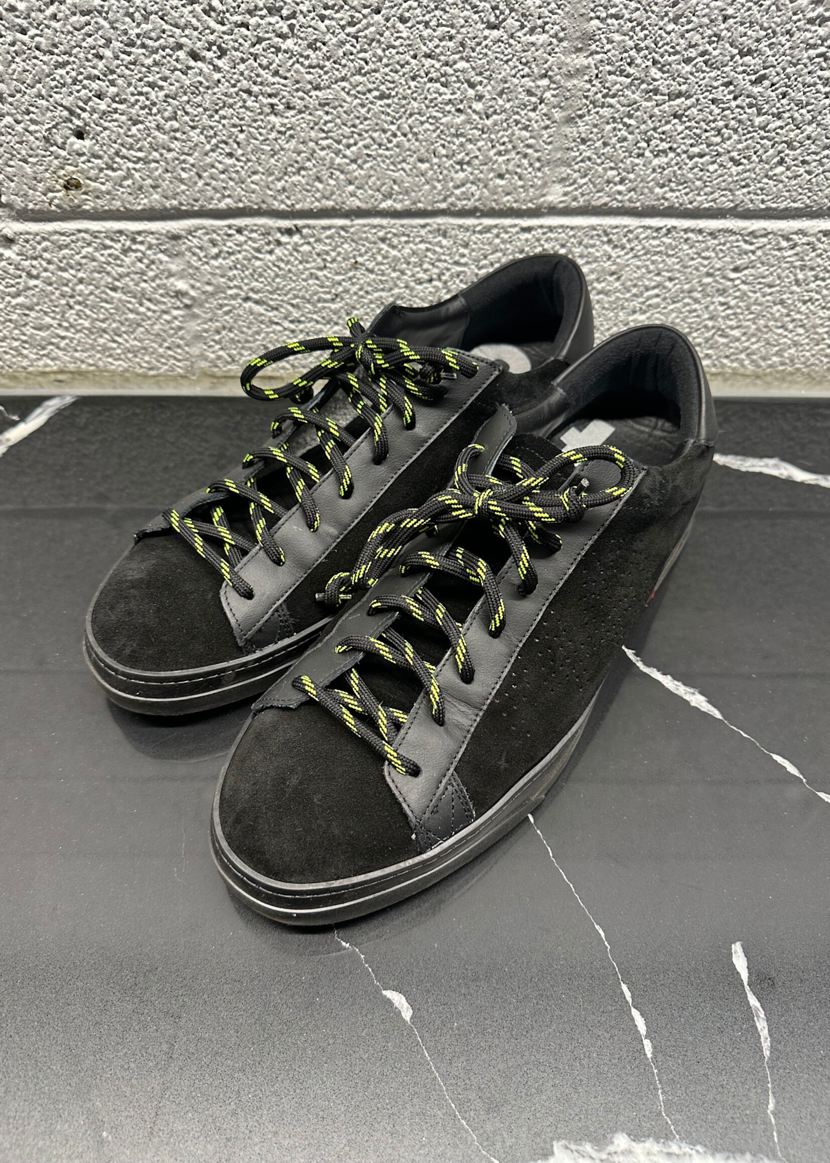 P448 Black Low Top Trainers Masc 45/12