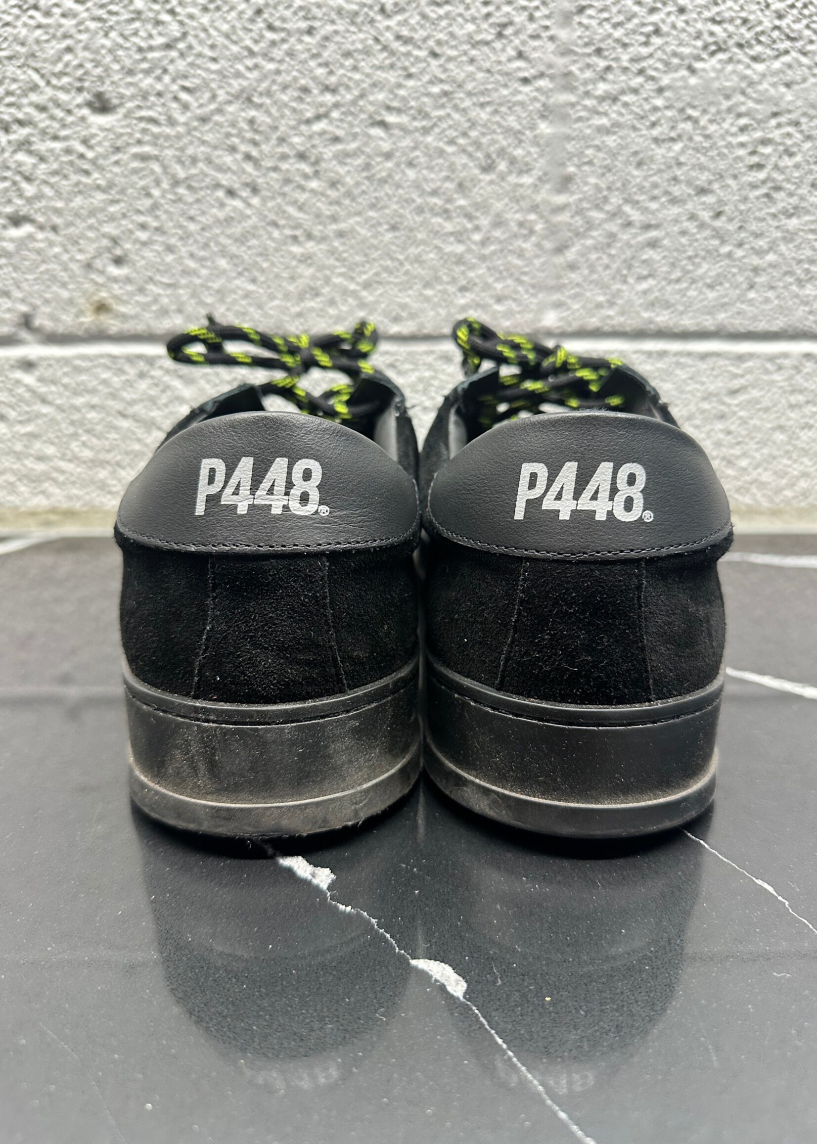 P448 Black Low Top Trainers Masc 45/12