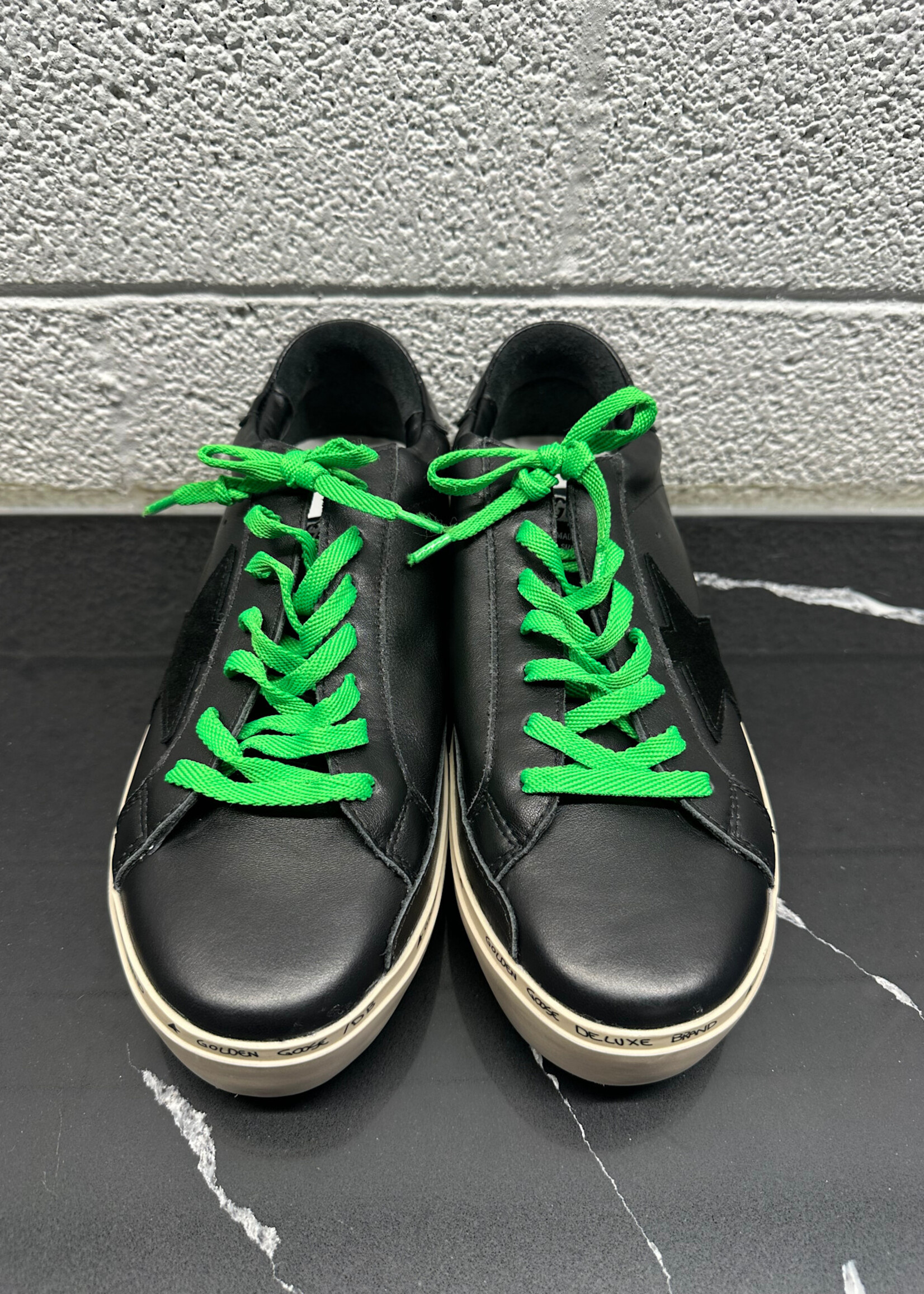 Golden Goose Hi Star Black/Green 45/12