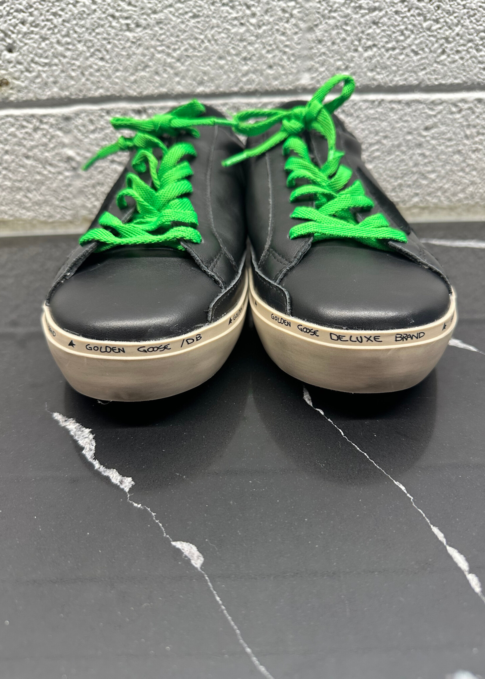 Golden Goose Hi Star Black/Green 45/12