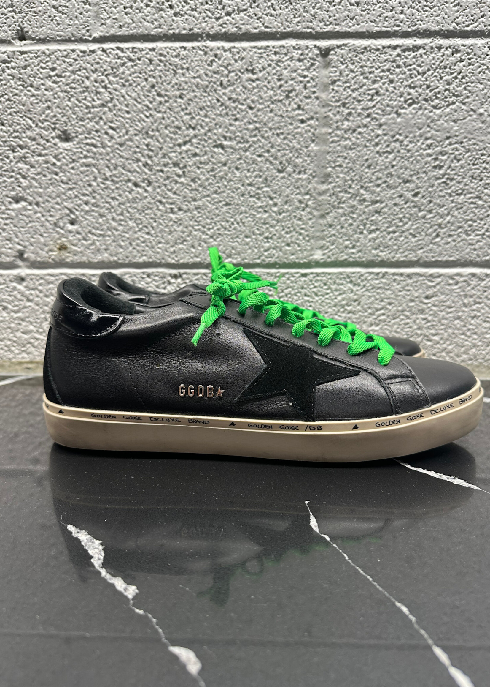 Golden Goose Hi Star Black/Green 45/12