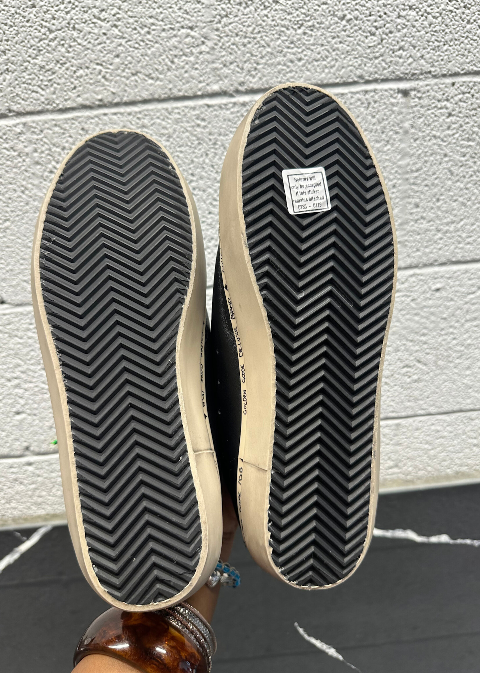 Golden Goose Hi Star Black/Green 45/12