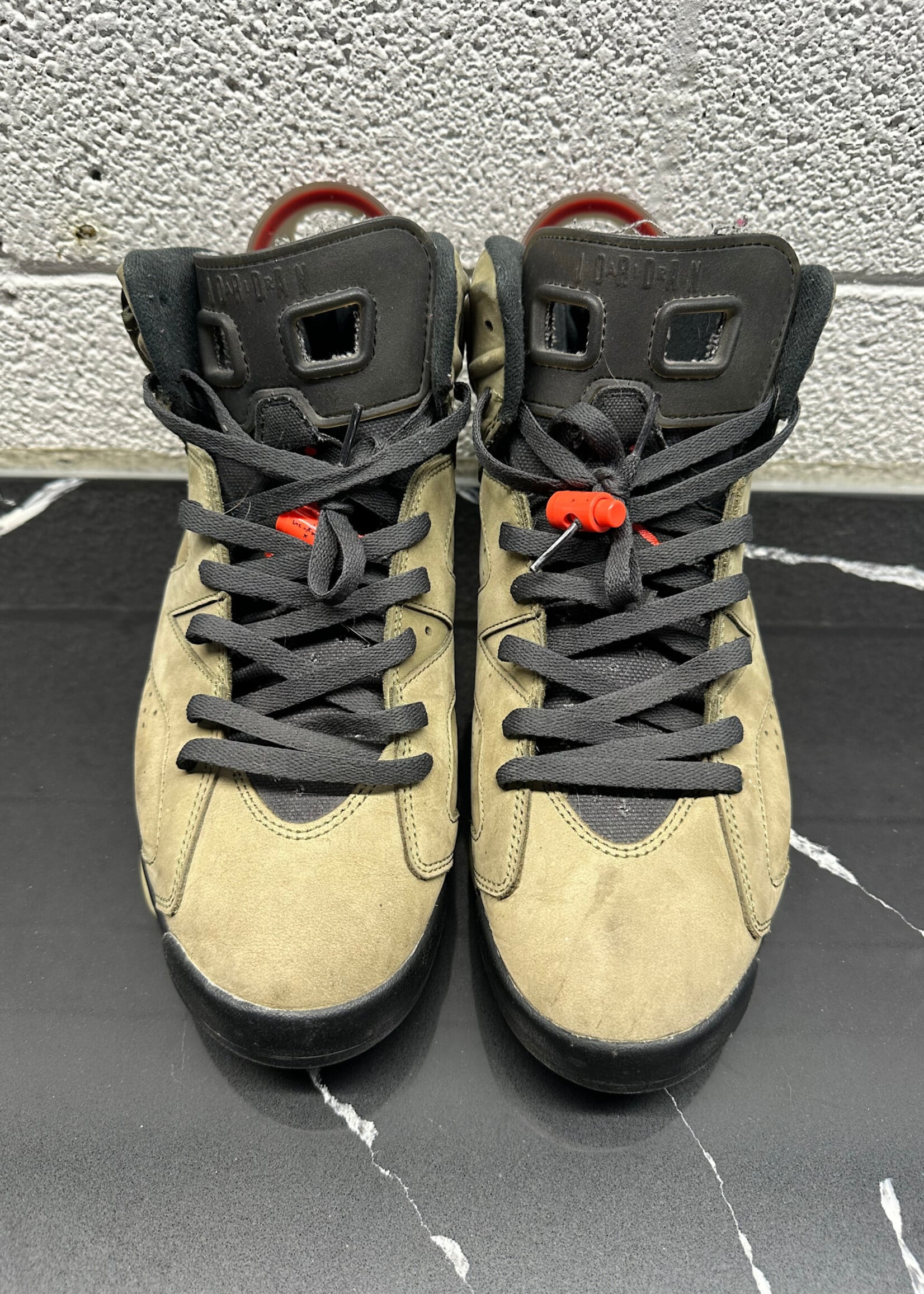 Travis Scott x Jordan 6 Military Green Masc 10  AS IS
