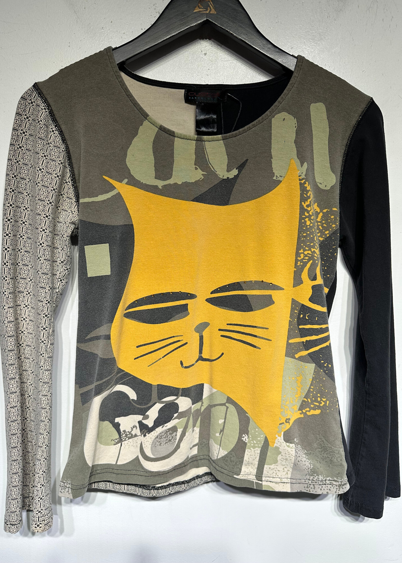 Custo Barcelona Cat Print LS S