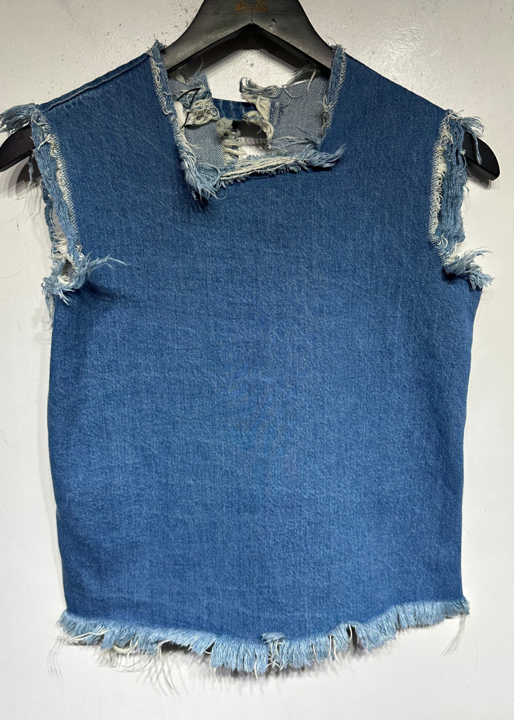 Marques Almeida Denim Button Top S