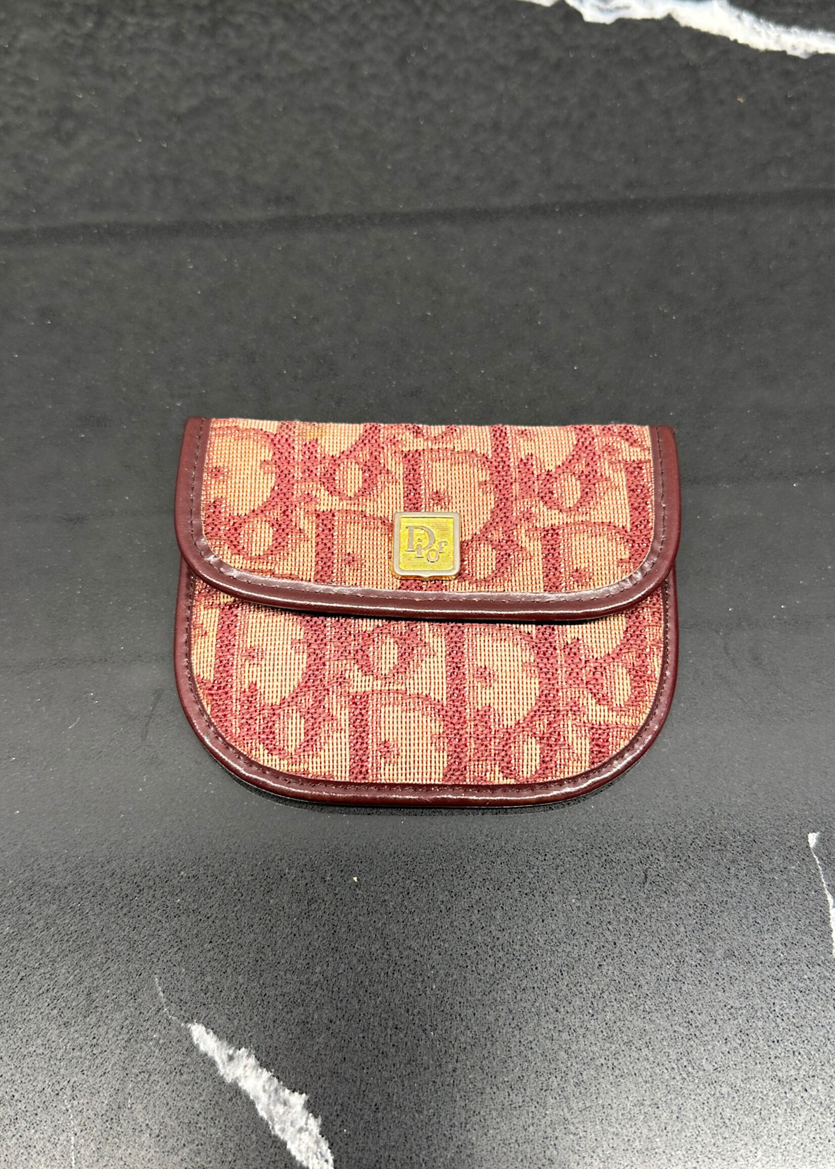 Dior Vintage Monogram Snap Pouch