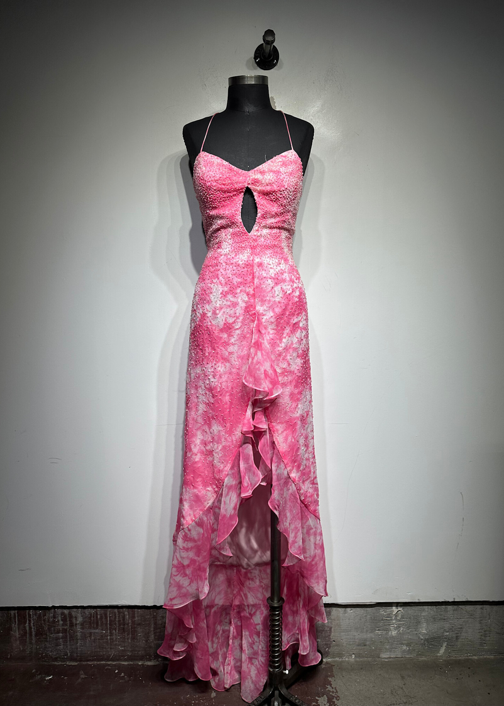 NWT Night Moves Pink Embellished Dress S As Is