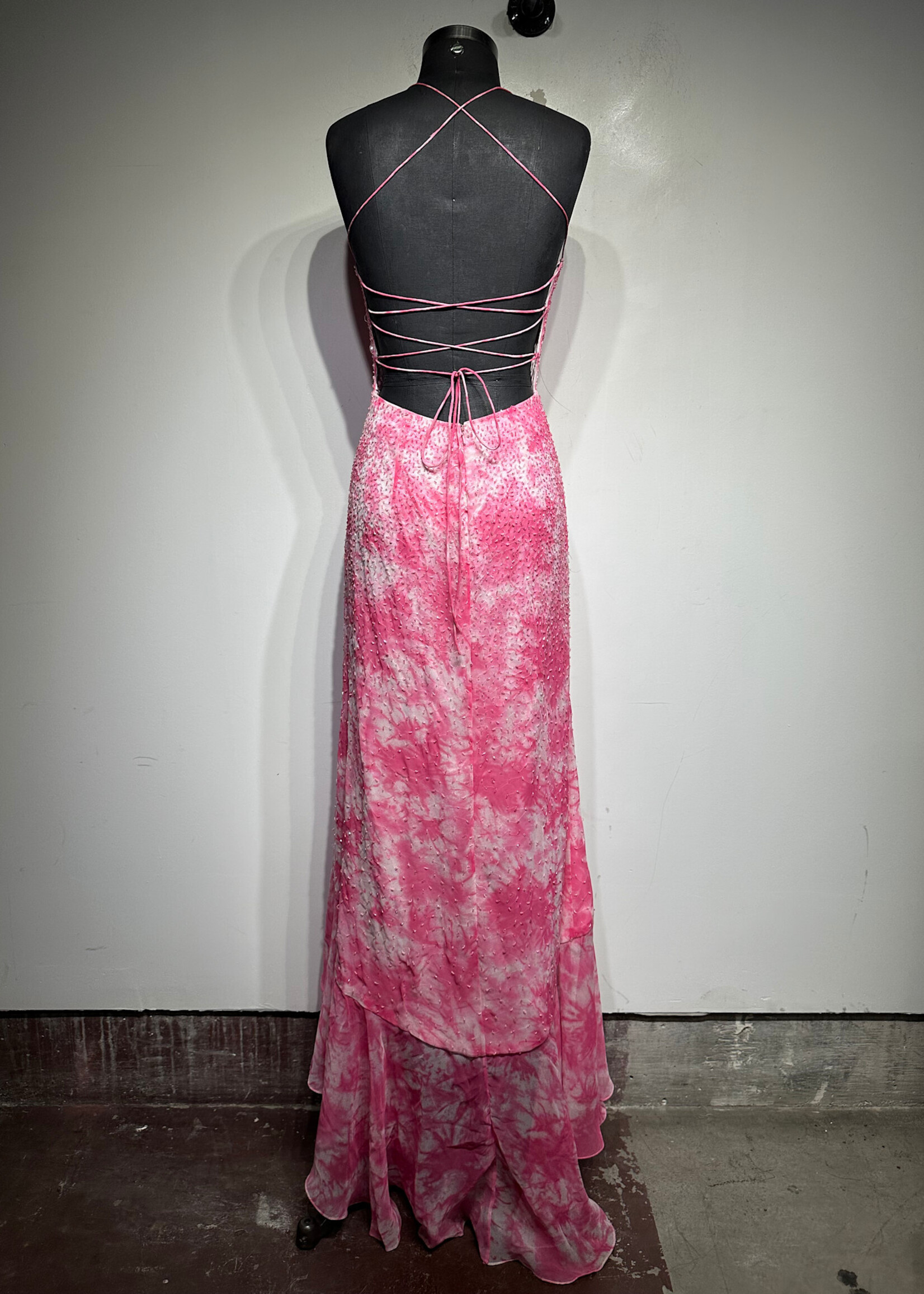 NWT Night Moves Pink Embellished Dress S As Is