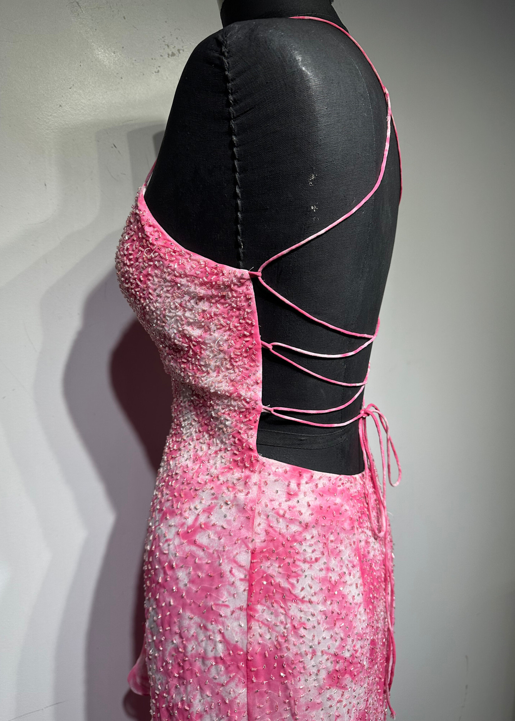NWT Night Moves Pink Embellished Dress S As Is