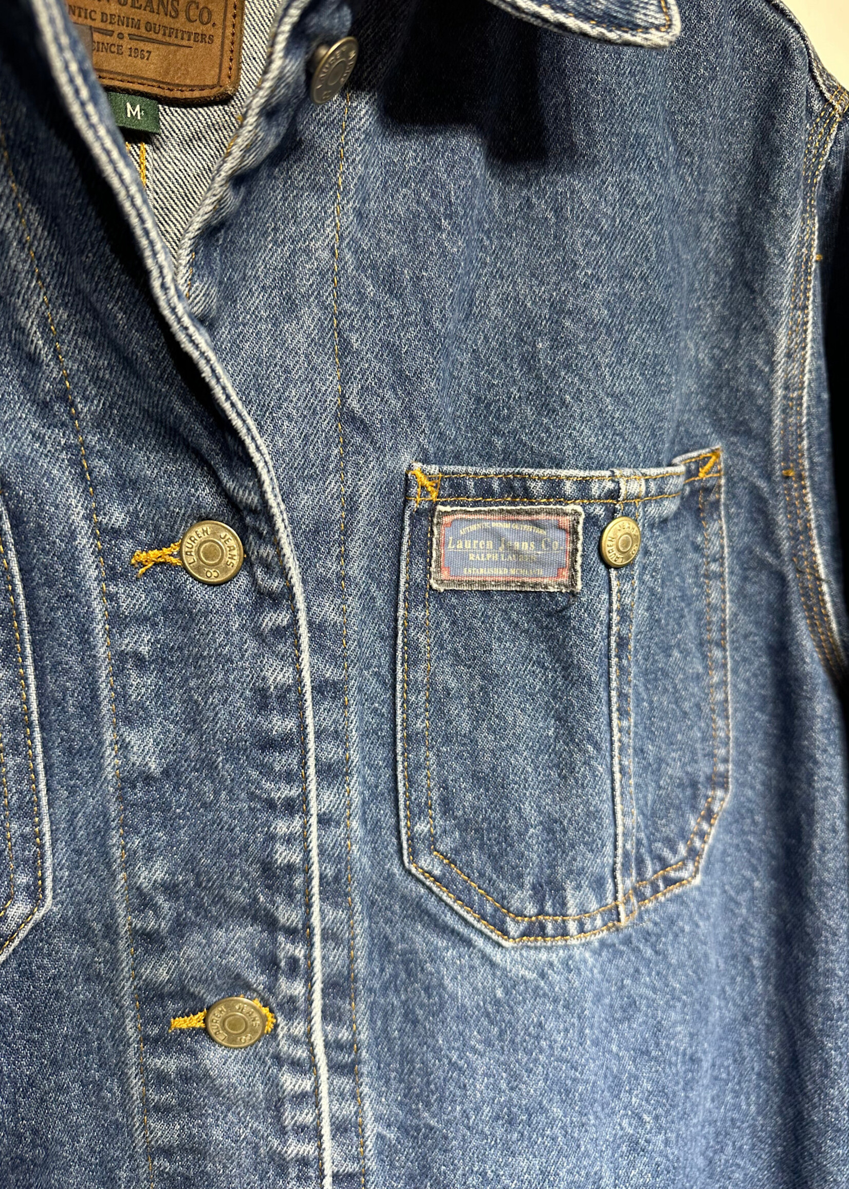 Ralph Lauren Lauren Jeans Co Denim Chore Coat Fem M