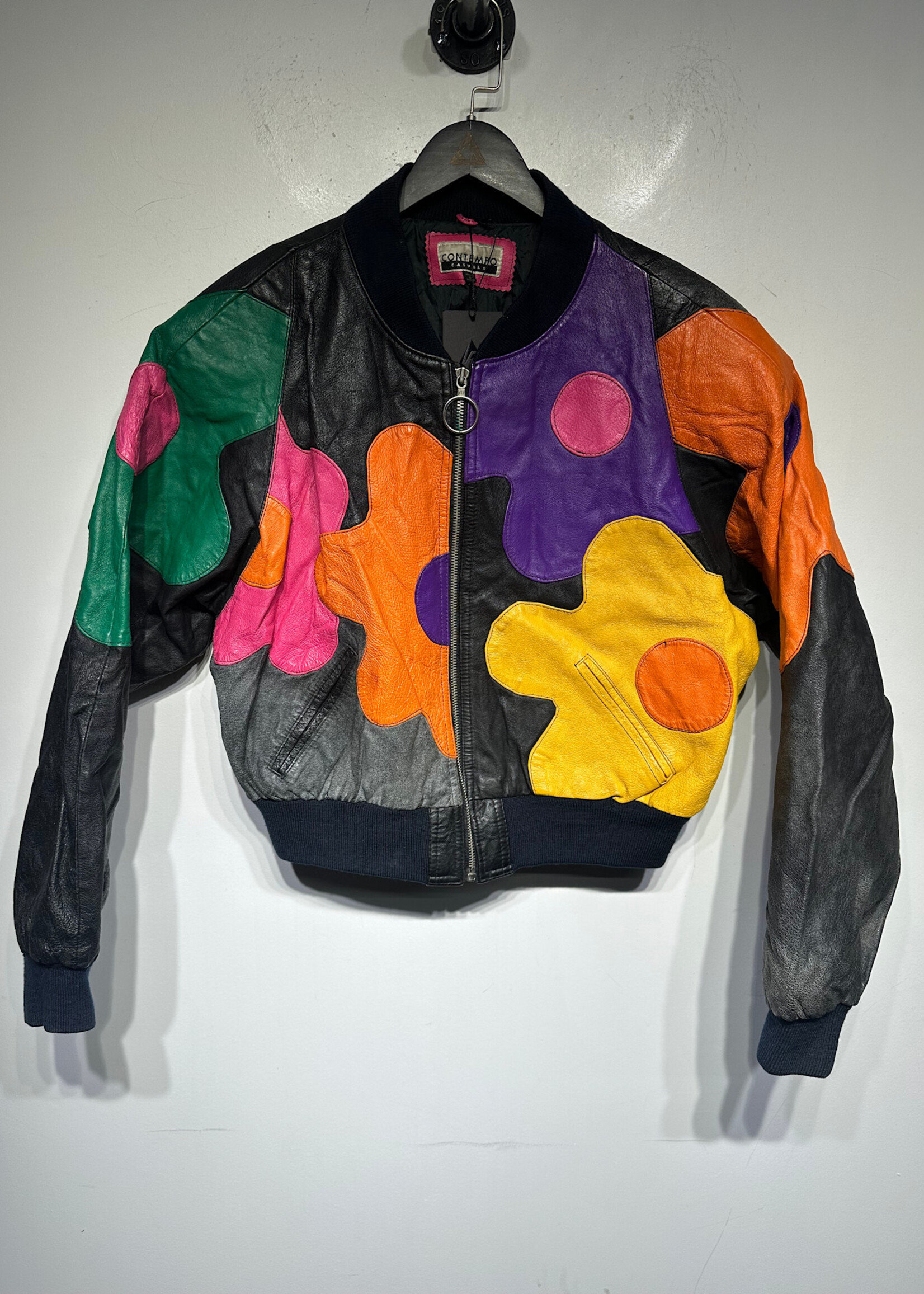 CONTEMPO Casuals Vintage Floral Bomber S