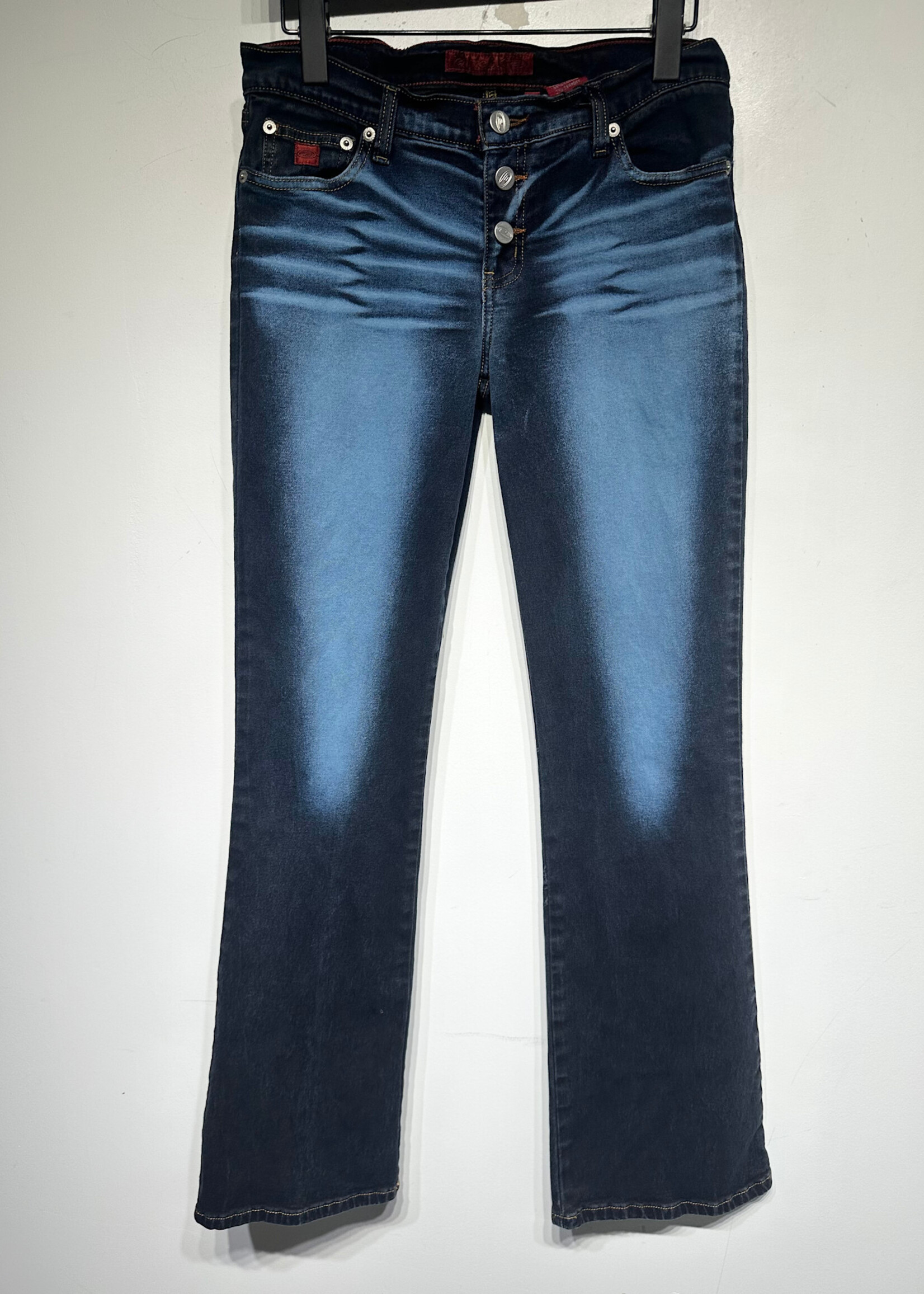 Let Me B Y2K Faded Wash Jeans Fem 29