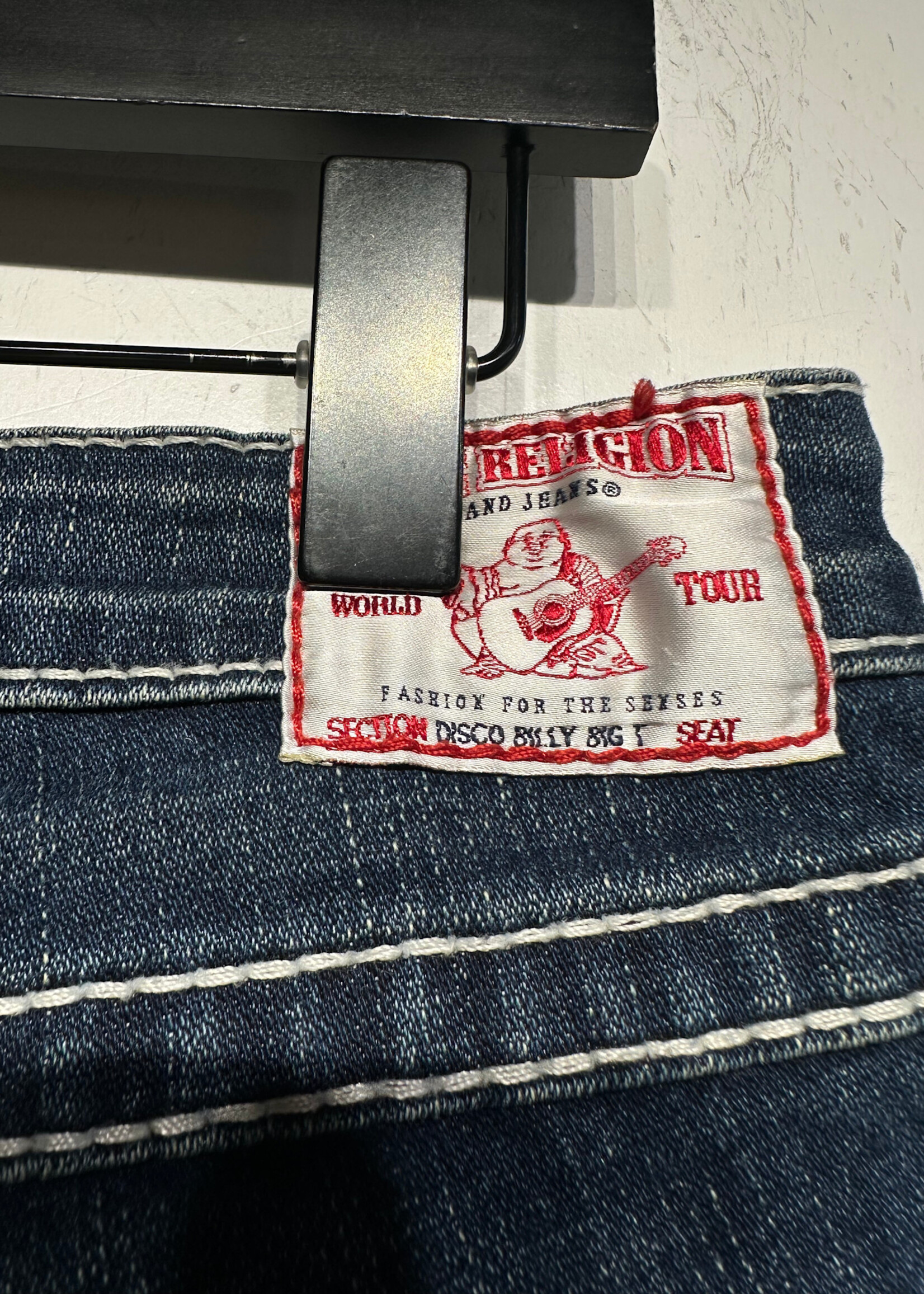 True Religion Disco Joey Big T Dark Wash Jeans 27