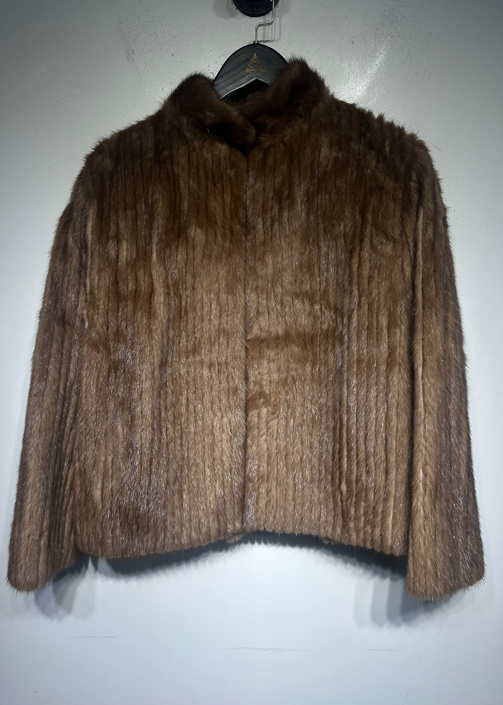 Vintage Brown Fur Coat S/M