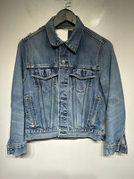 Levis Sandwash Big Distressed Back Jean Jacket M
