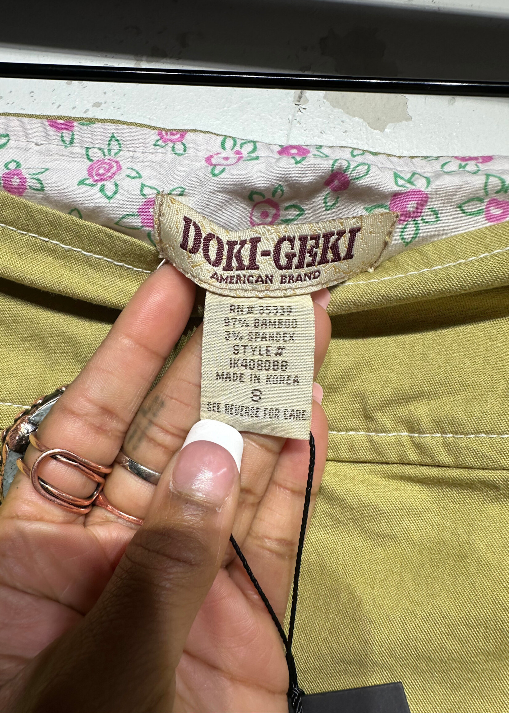 DOKI GEKI GREEN PLEATED SKIRT 29