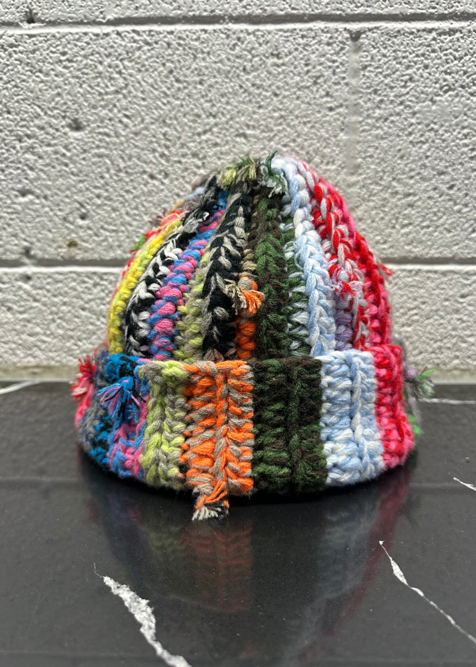 Supreme Multicolor Thick Knitted Beanie OS