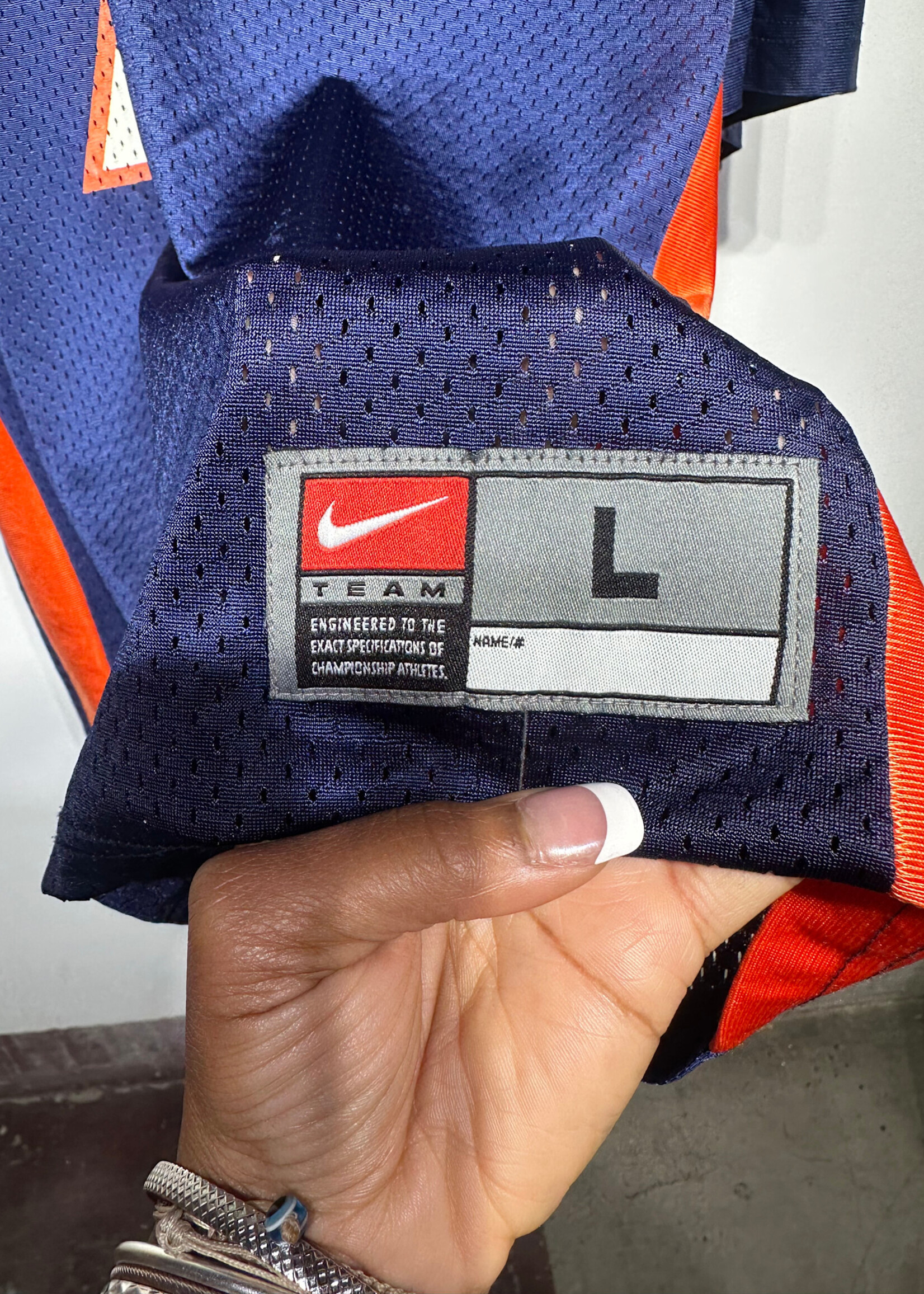Nike Vintage Broncos Elway Jersey L
