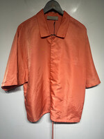 Fear Of God Essentials Pink Salmon Nylon SS B/U Shirt L