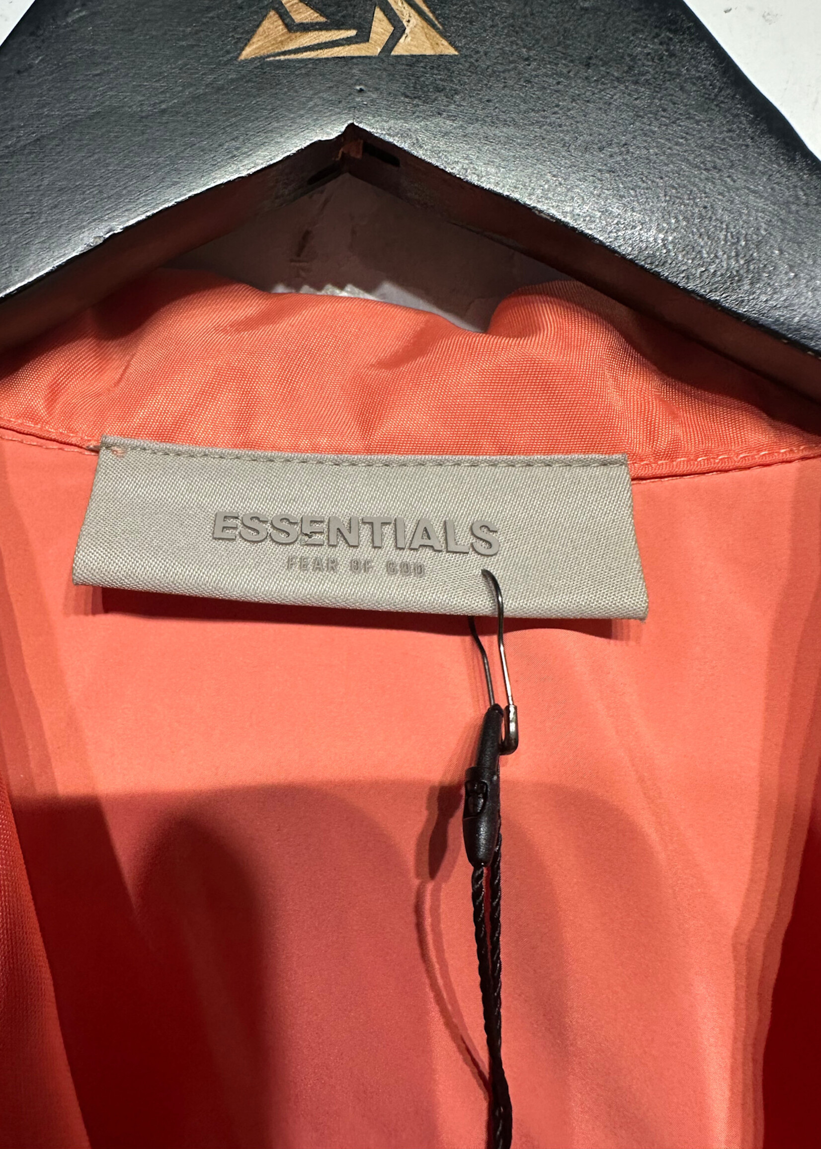 Fear Of God Essentials Pink Salmon Nylon SS B/U Shirt L