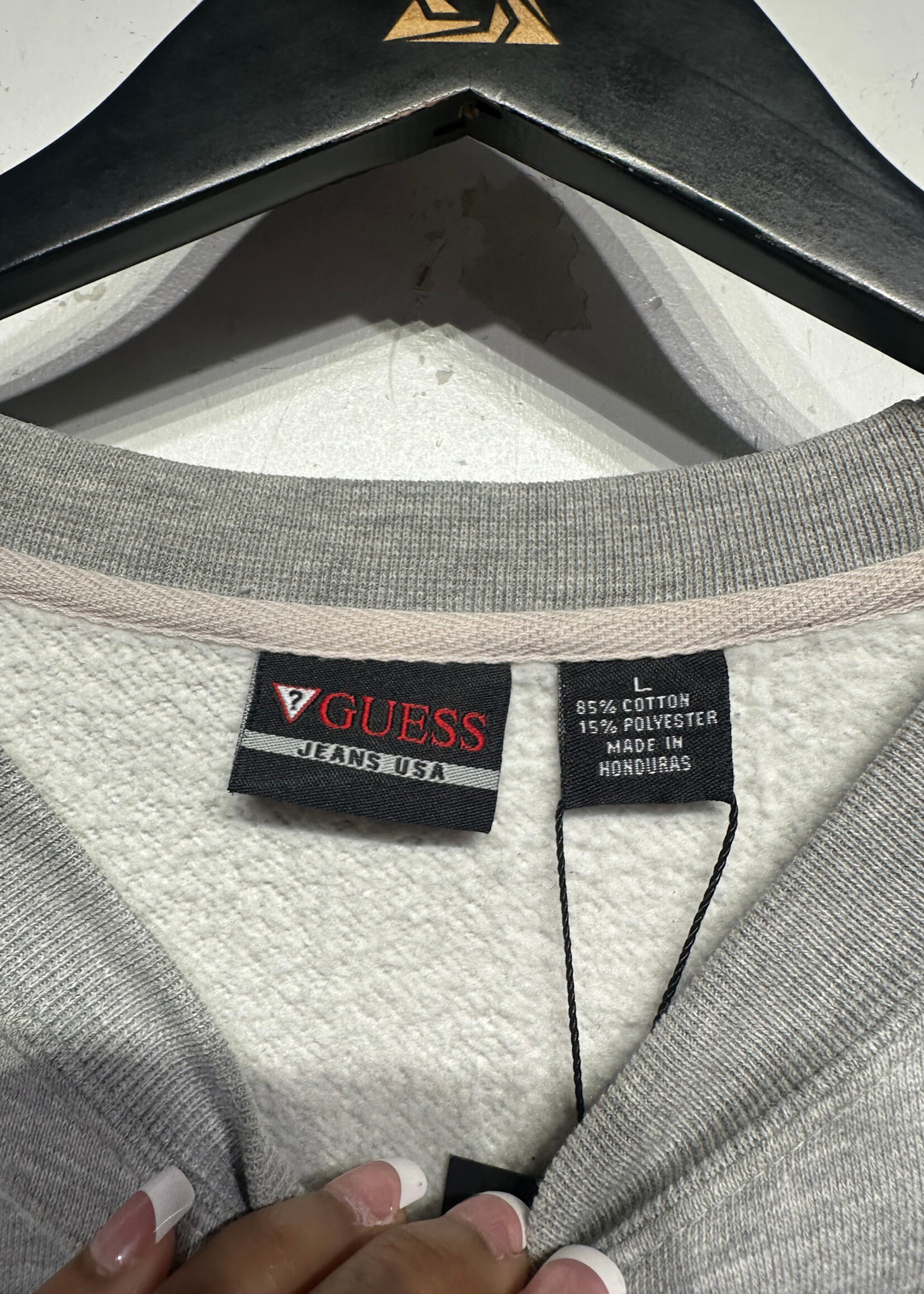 Guess Jeans Vintage Grey Sweater L