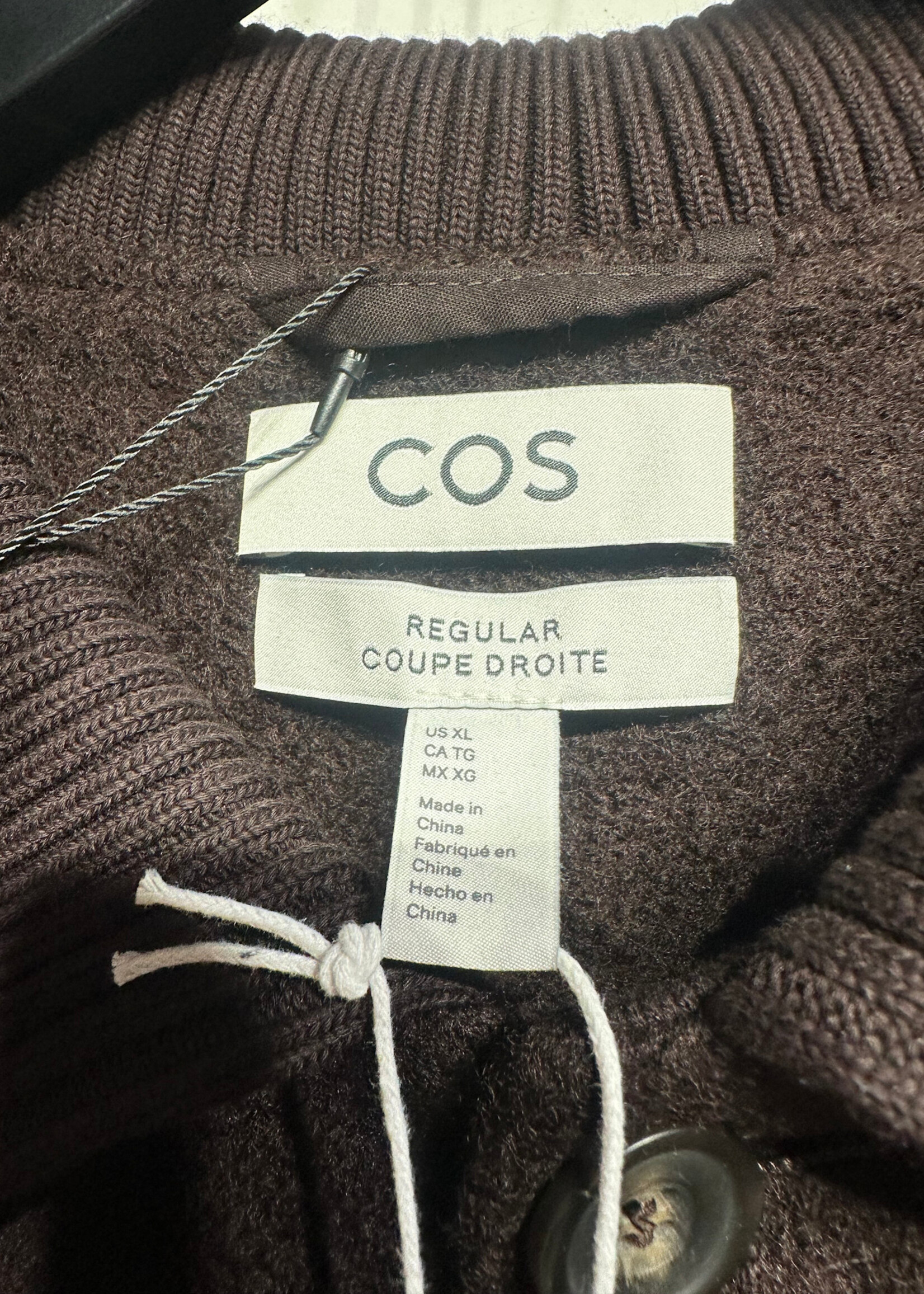 COS Brown Wool Overshirt XL