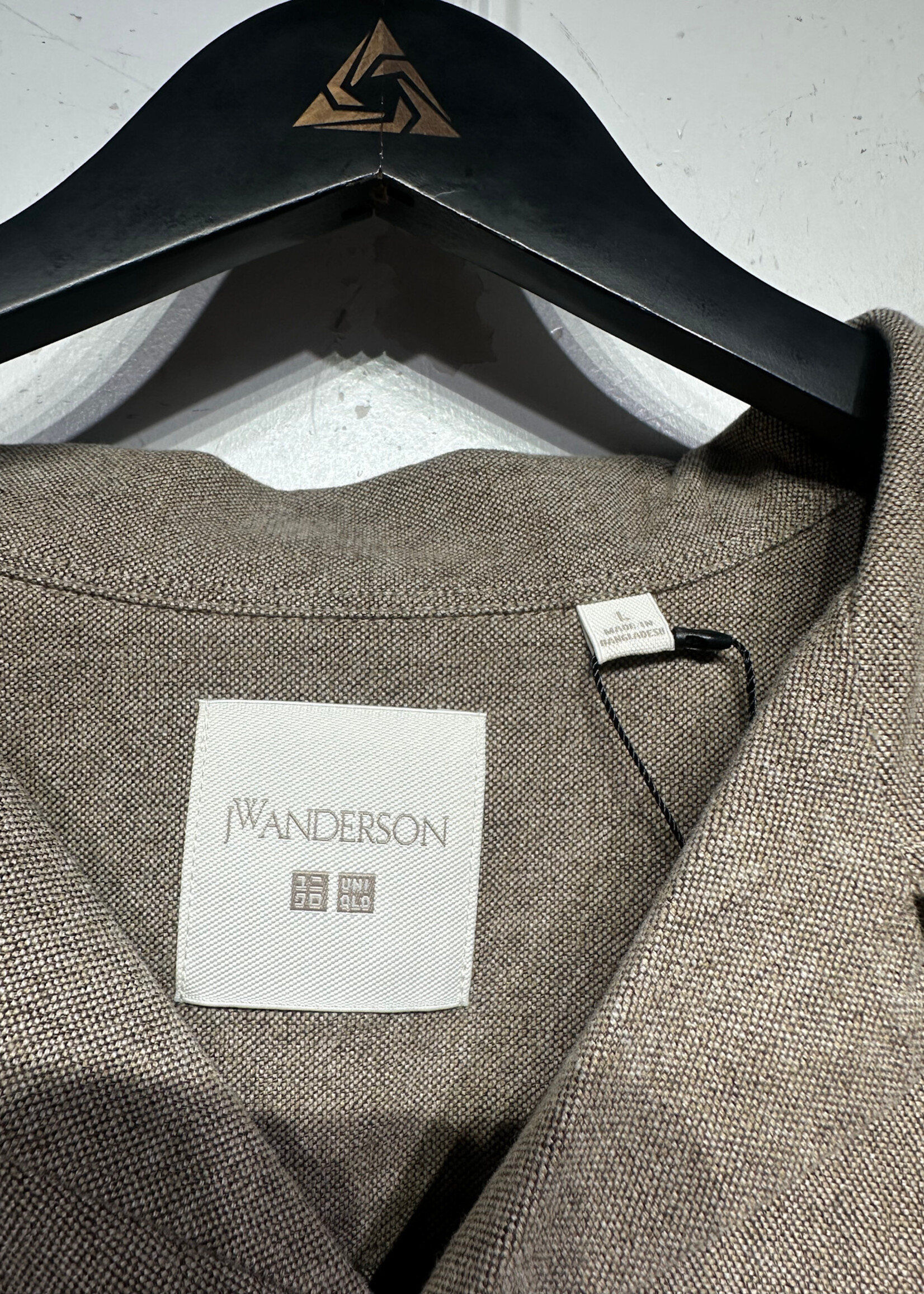 JW Anderson Light Brown Crop Shirt L