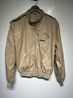 Members Only Tan Zip Jacket Masc M