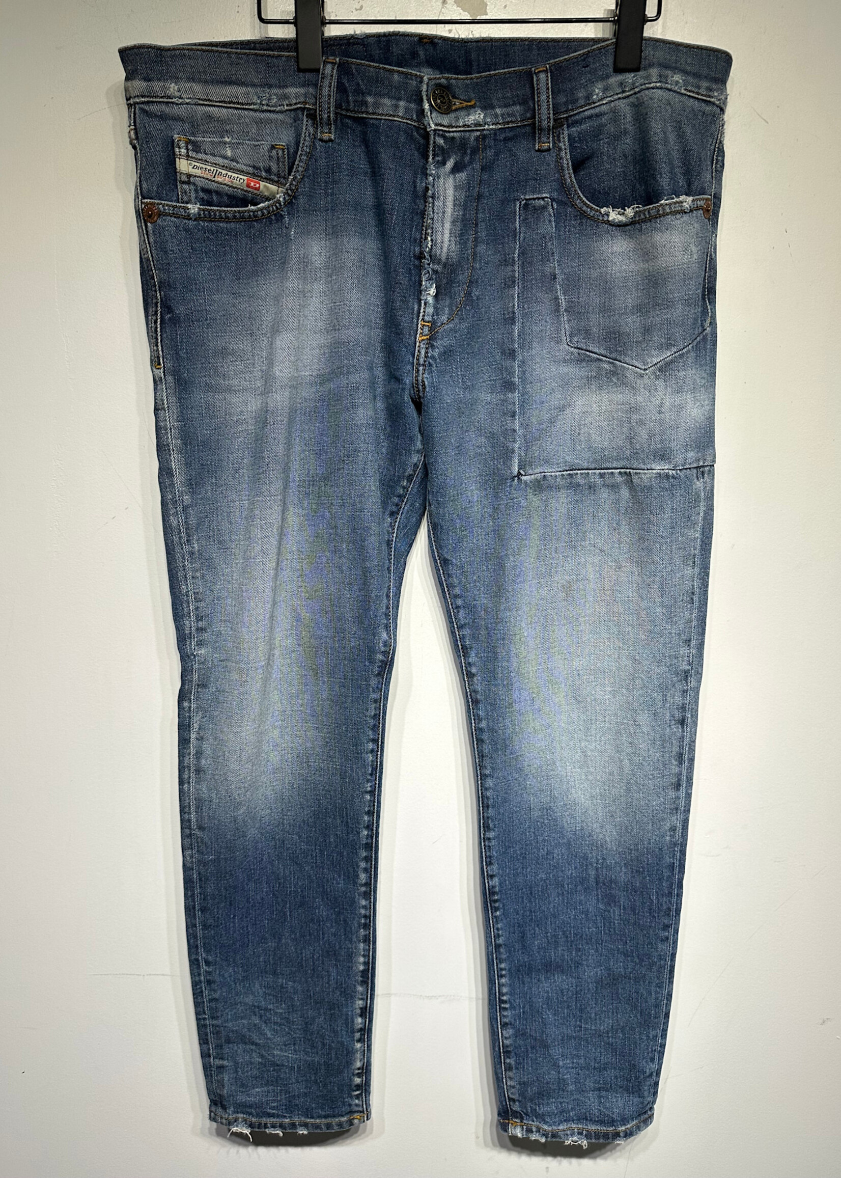 Diesel Large Patch D-Strukt Jeans Masc 36
