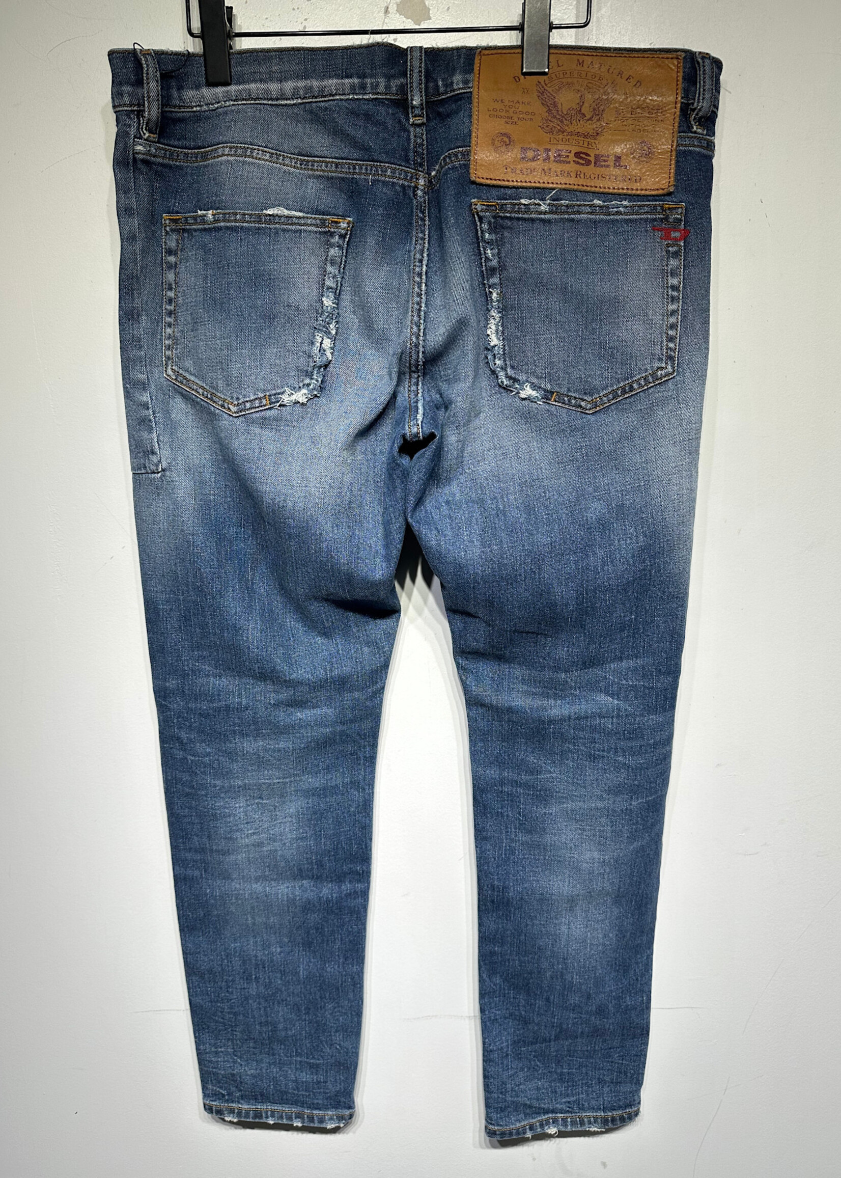 Diesel Large Patch D-Strukt Jeans Masc 36