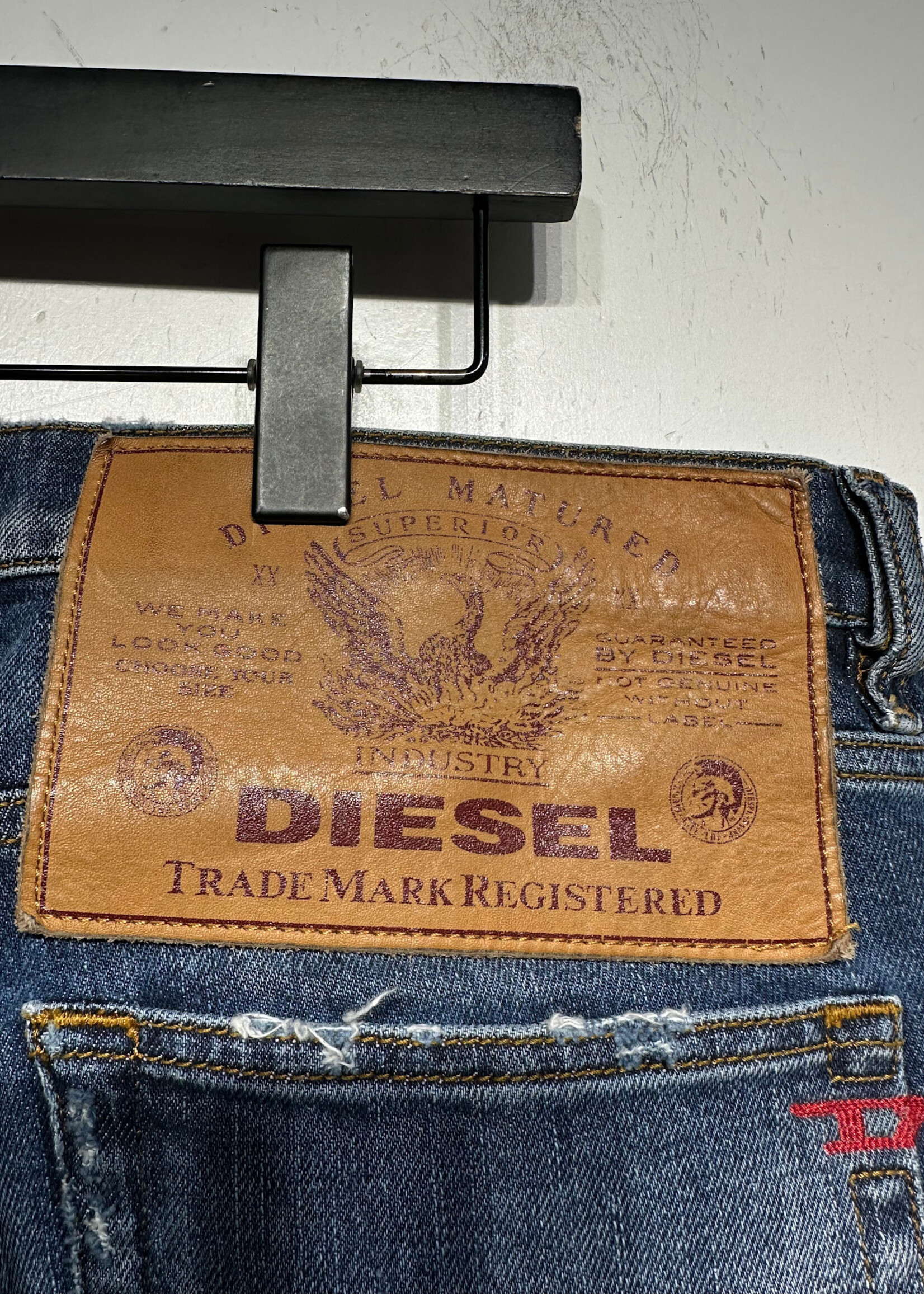Diesel Large Patch D-Strukt Jeans Masc 36