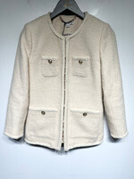 J Crew Chanel Style Cream Blazer XS/S