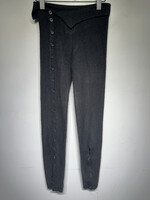 Ruve Black Asymmetrical Knit Pant S