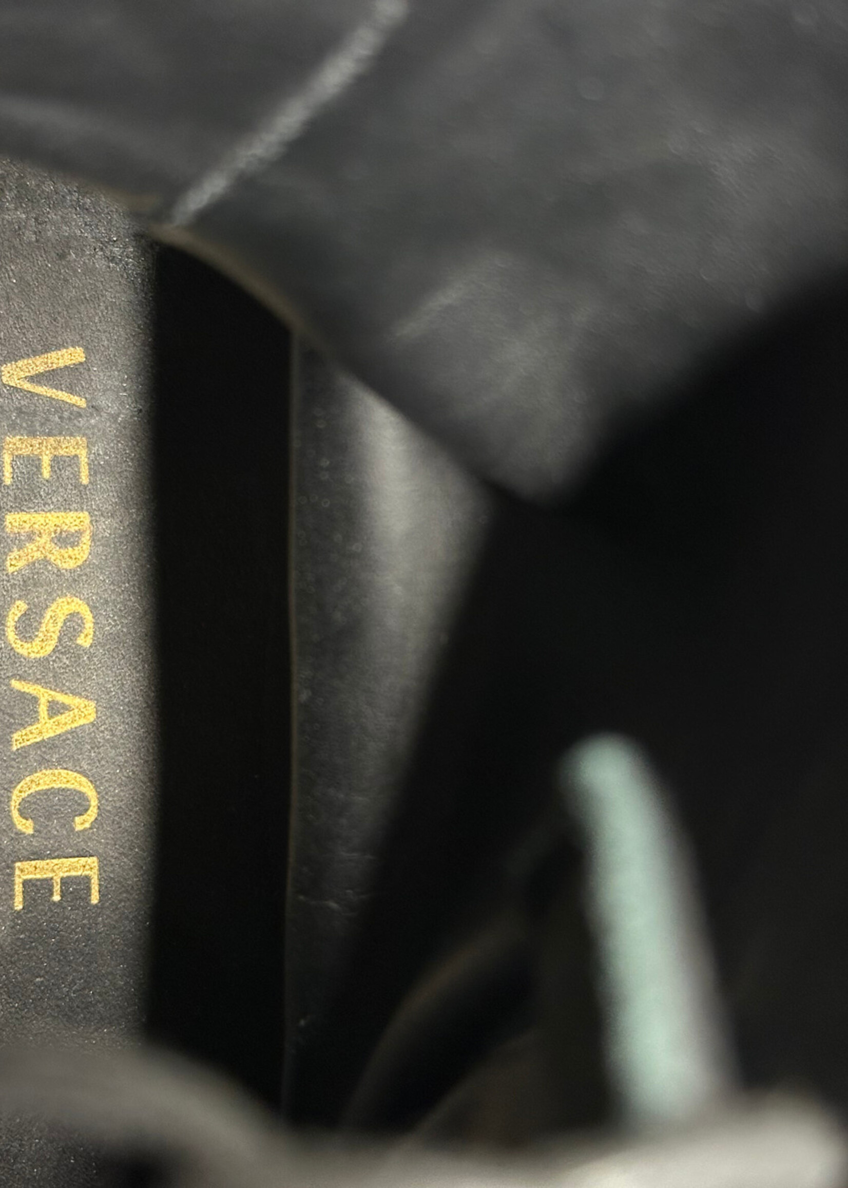 Versace Medusa Head Black Leather Boots Masc 44/11