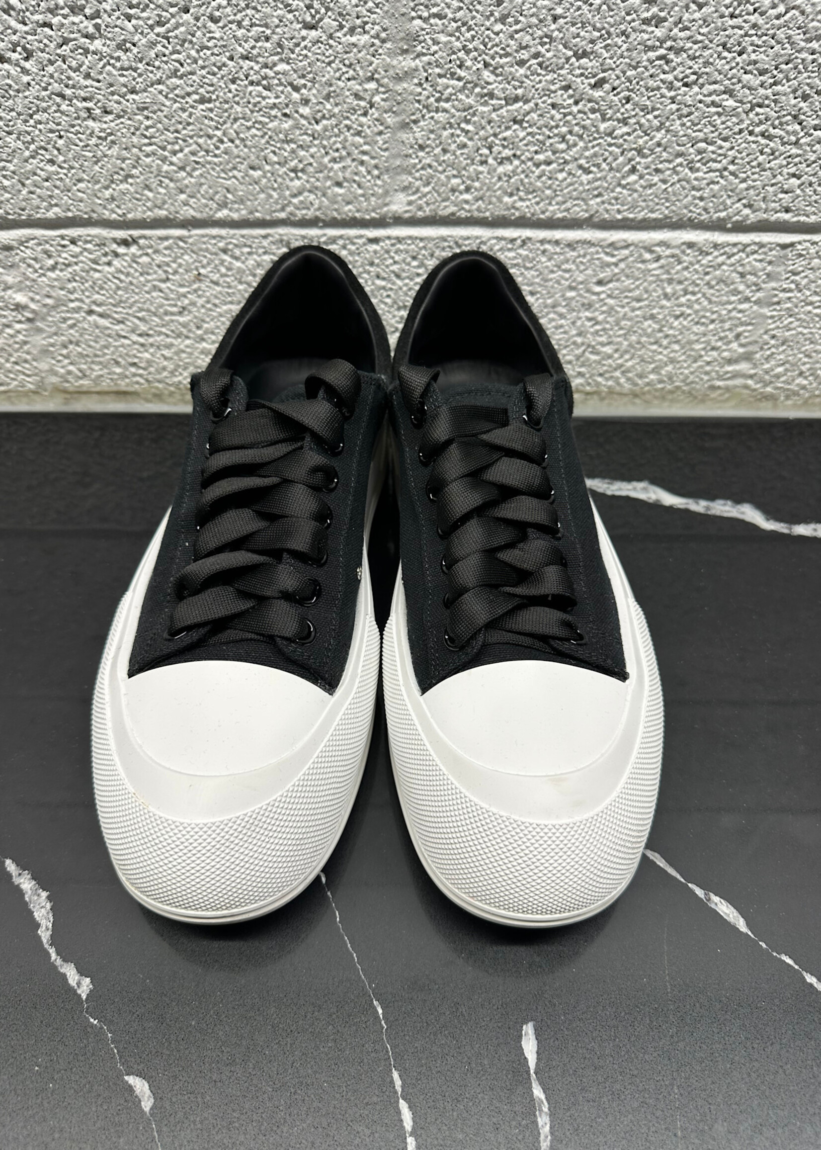 Alexander McQueen Black Plimsoll Sneaker Masc 43/10