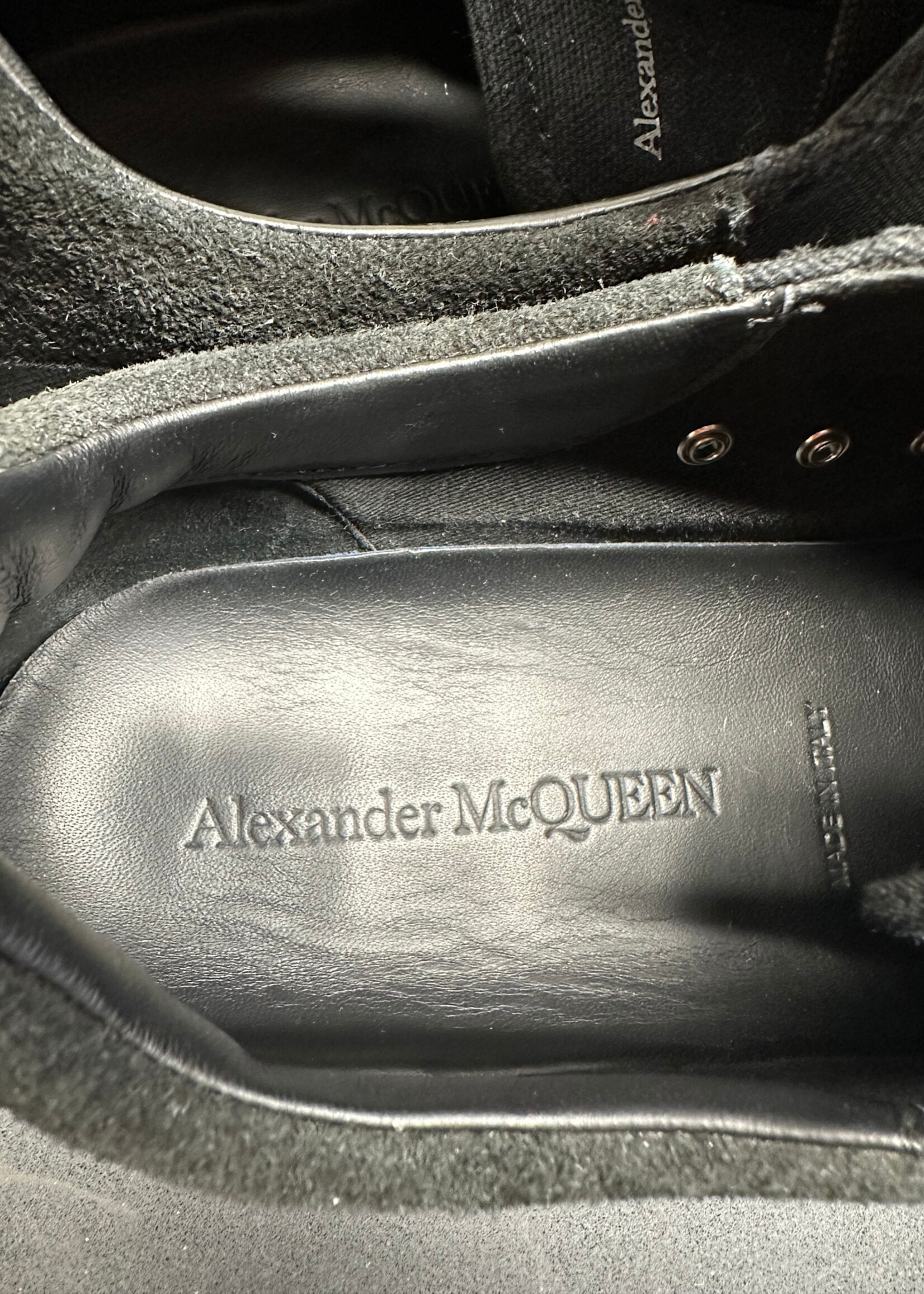Alexander McQueen Black Plimsoll Sneaker Masc 43/10