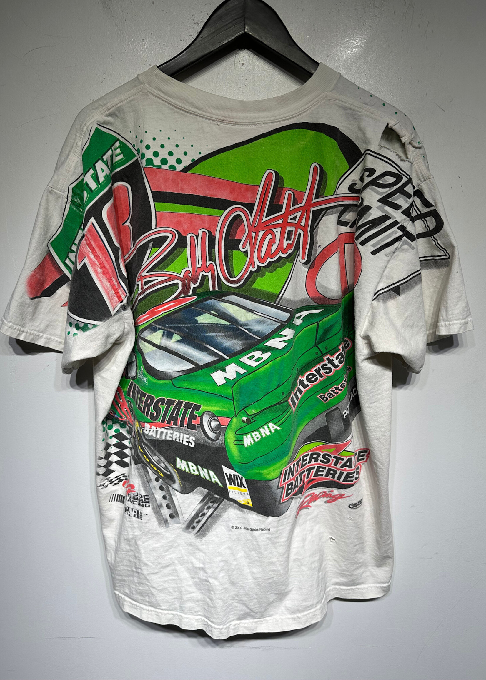 Bobby Labonte Nascar AOP Tee XL AS IS