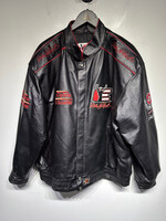 Nascar Dale Leather Bomber Jacket XXL