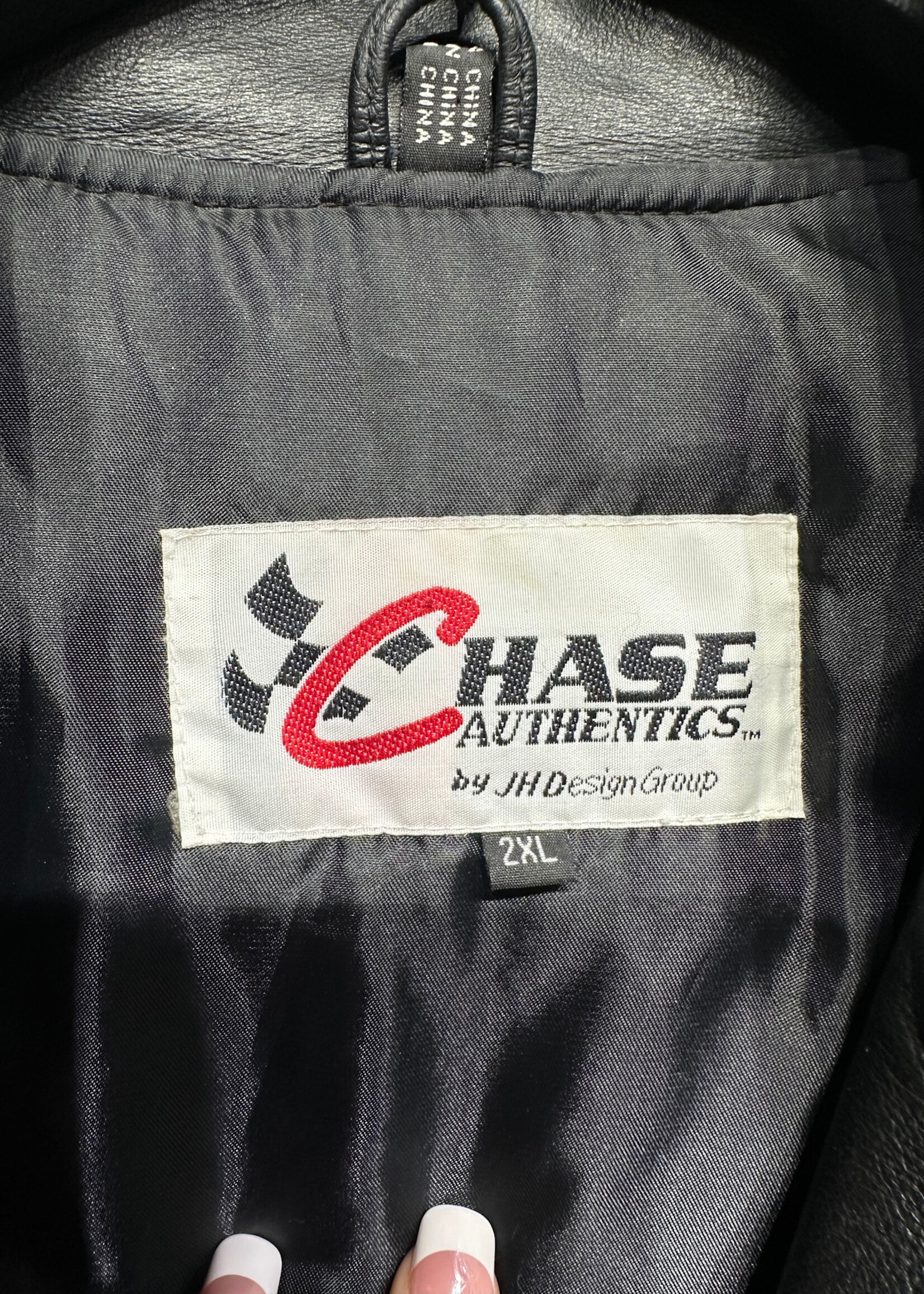 Nascar Dale Leather Bomber Jacket XXL
