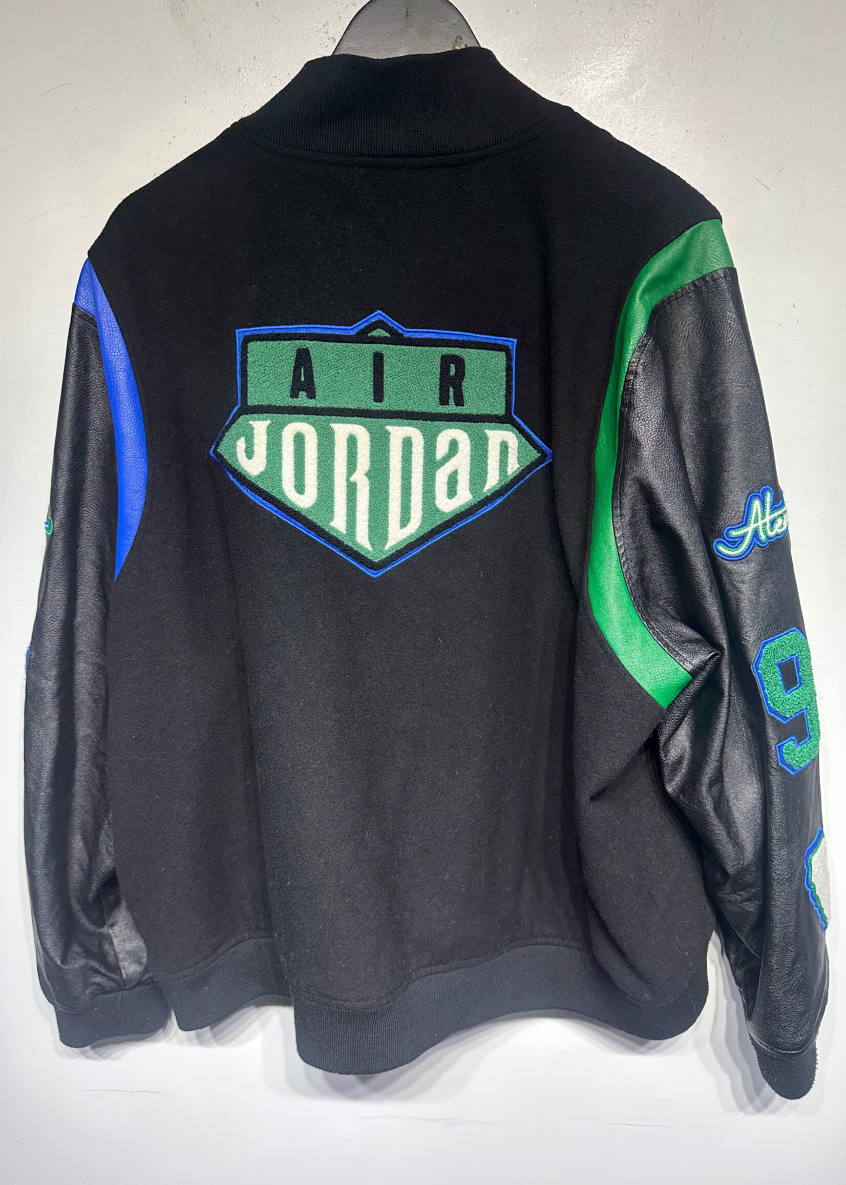 Jordan Brand Faux Leather Varsity Jacket Masc XL