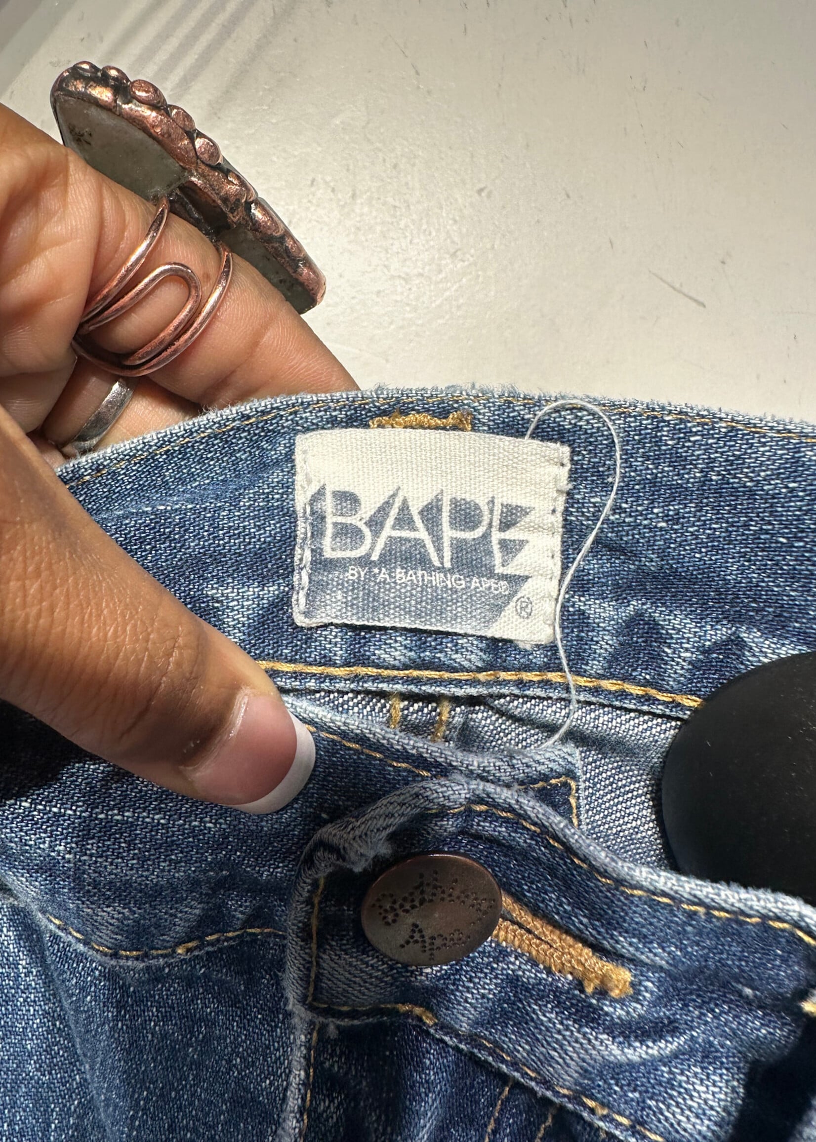 BAPE Mid Wash Cutoff Jorts Masc 34