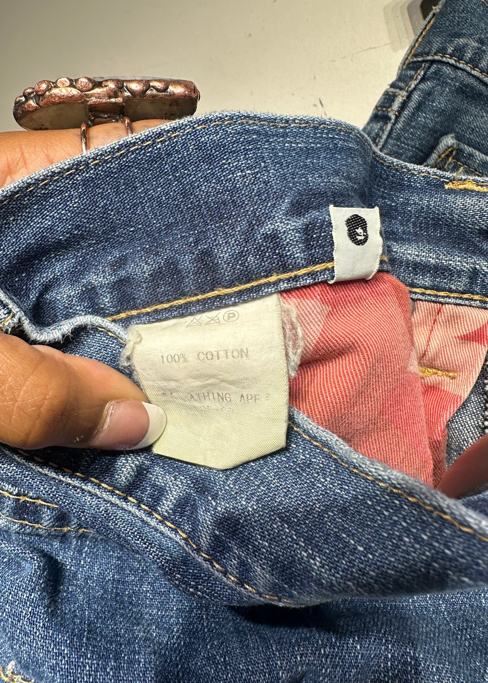 BAPE Mid Wash Cutoff Jorts Masc 34