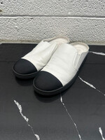Chanel Logo Slip On Mule Sneaker 36.5/6.5