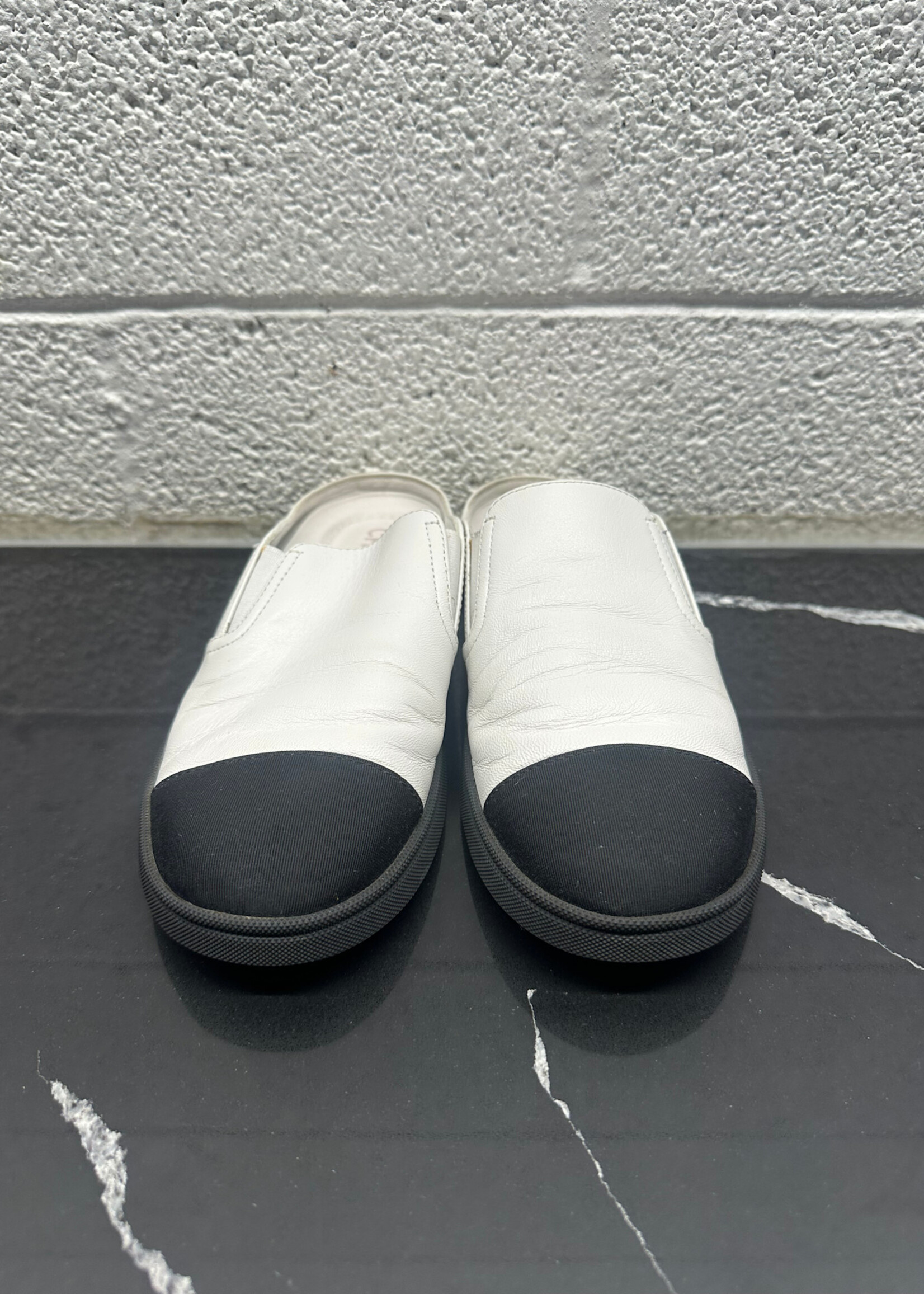 Chanel Logo Slip On Mule Sneaker 36.5/6.5