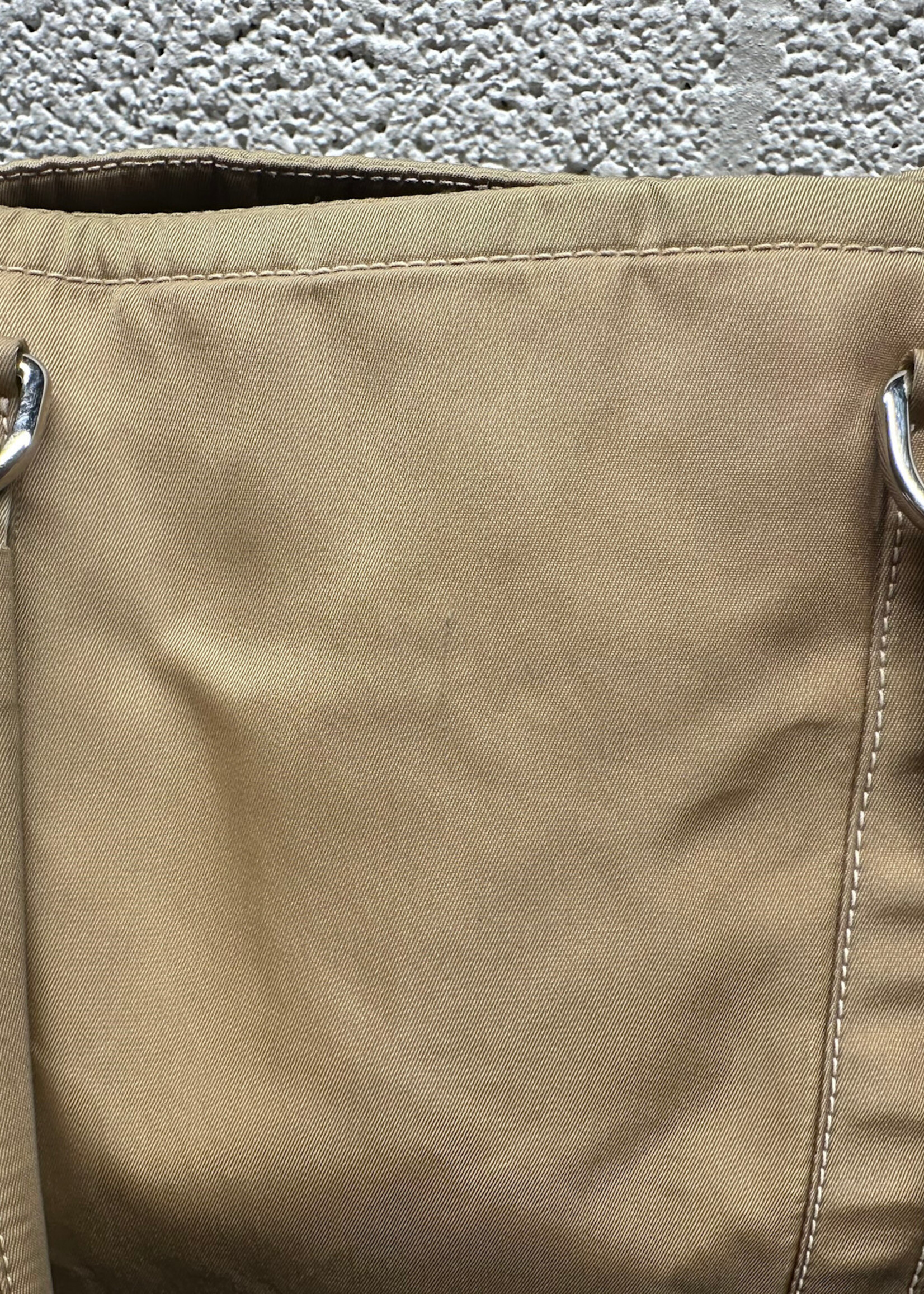 Prada Tessuto Neutral Tote OS