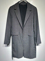 Allsaints Grey Long Coat Fem S