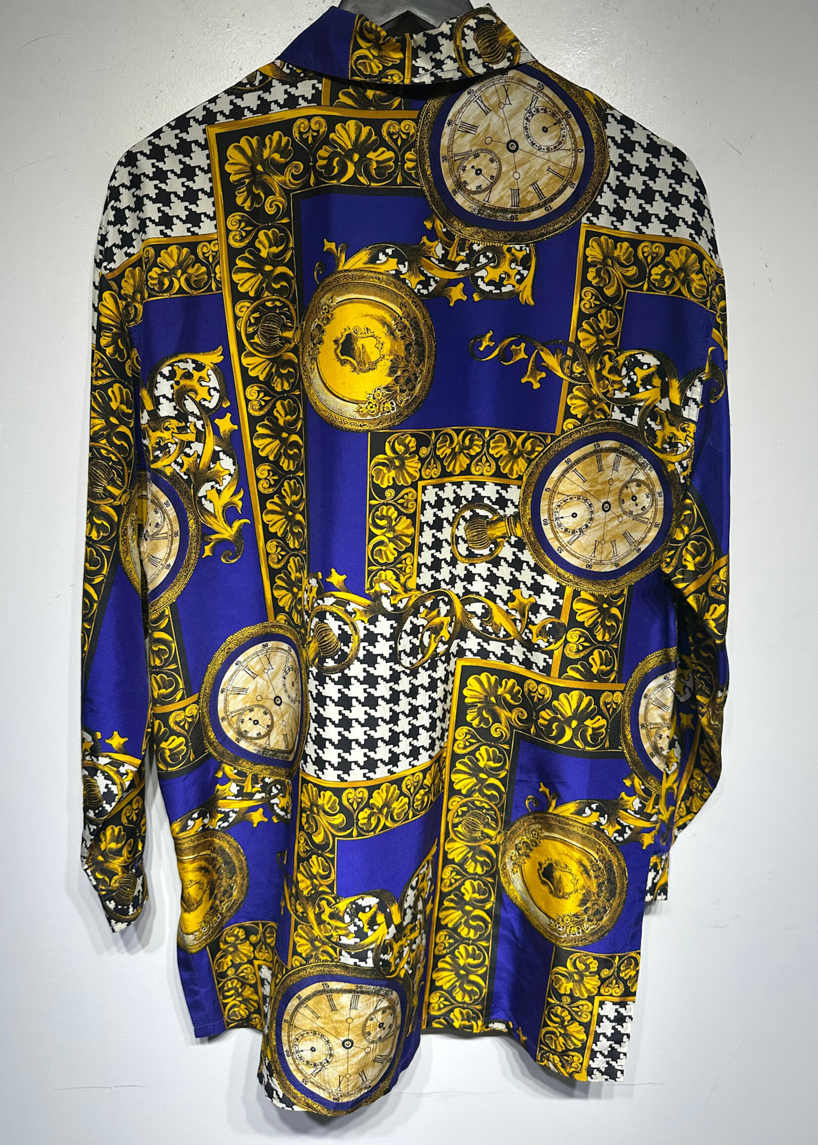 August Silk Versace Style Blouse S